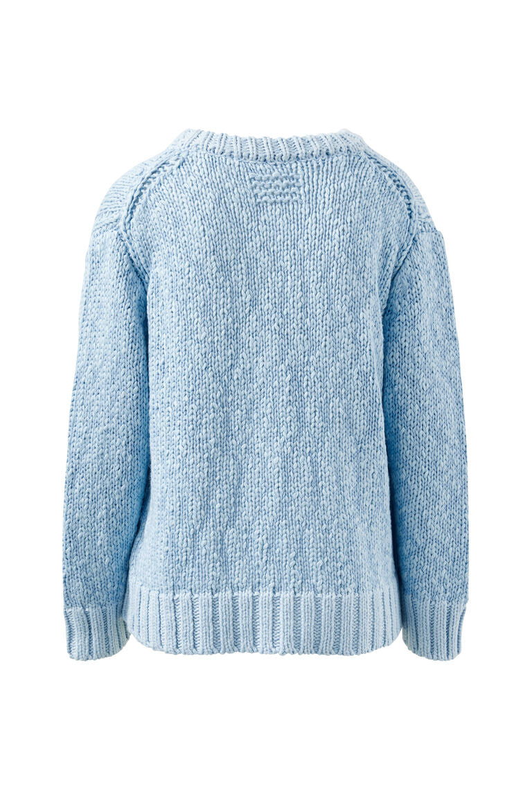 Sage Chunky Knit Crew - Salt & Sand Clothing