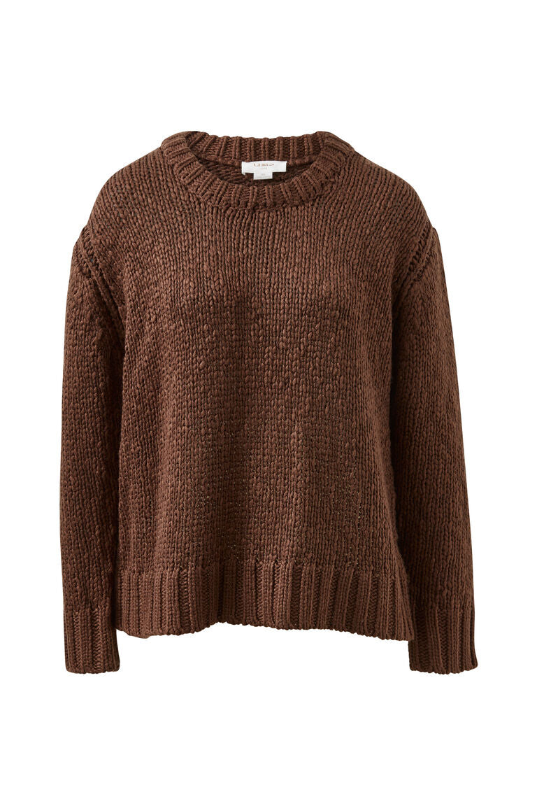 Sage Chunky Knit Crew - Salt & Sand Clothing