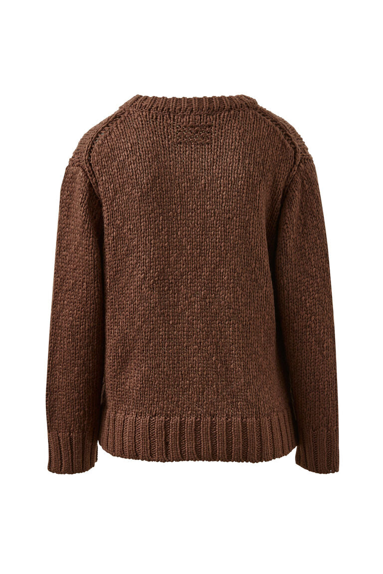 Sage Chunky Knit Crew - Salt & Sand Clothing