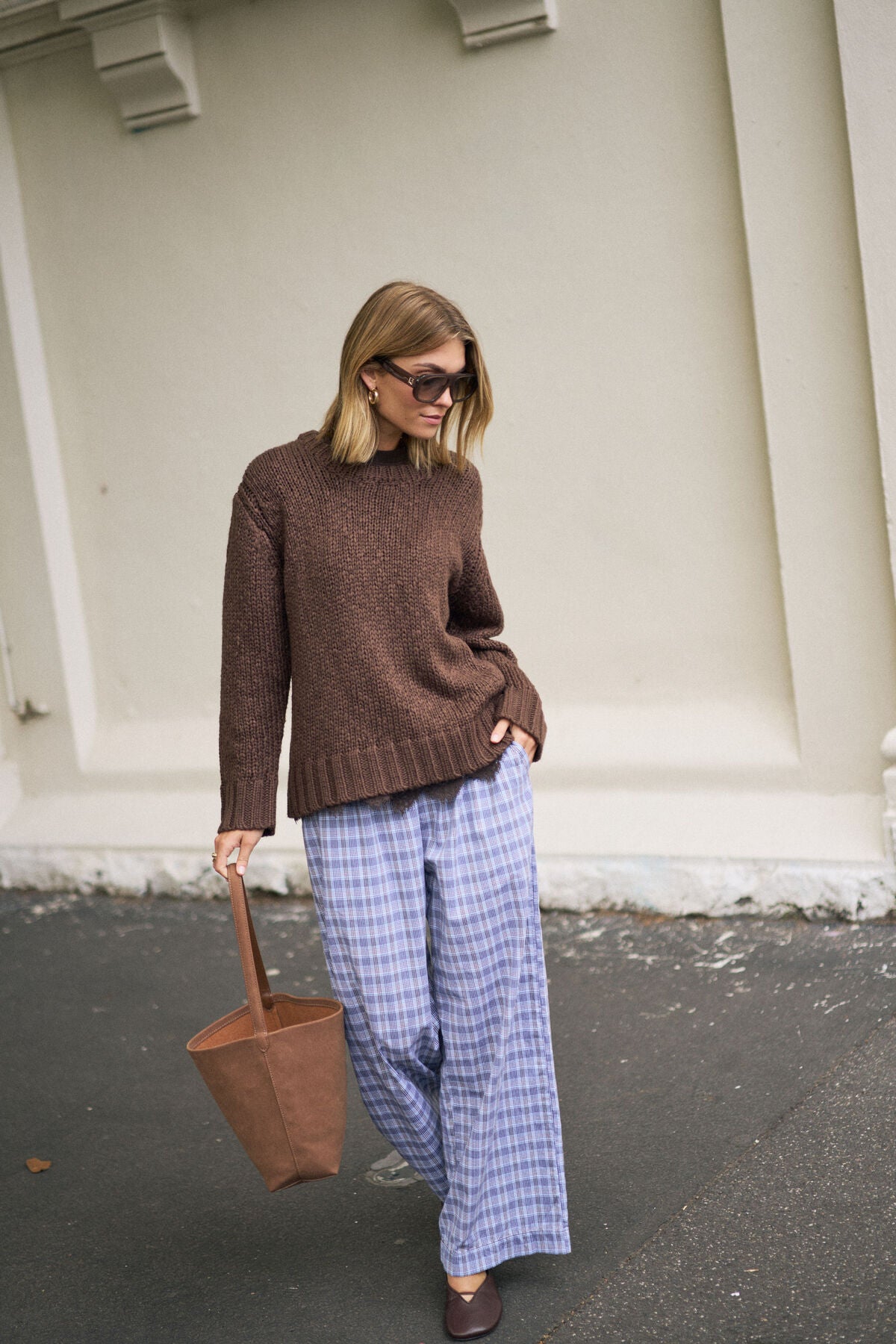 Sage Chunky Knit Crew - Salt & Sand Clothing