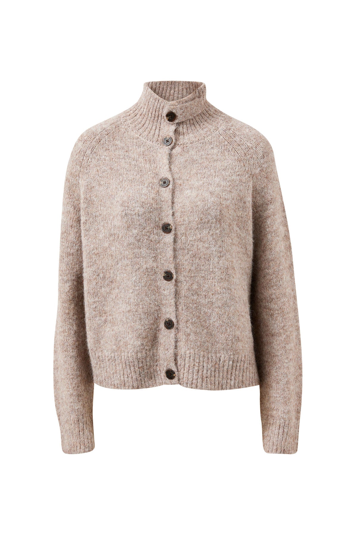 Riley Funnel Neck Tab Cardi - Salt & Sand Clothing