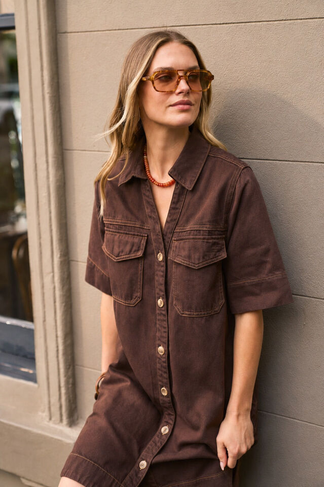 Bonnie Relaxed Shirt Dress