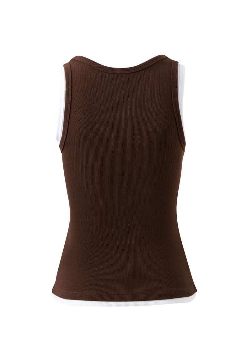 Skylar Layered Rib Tank