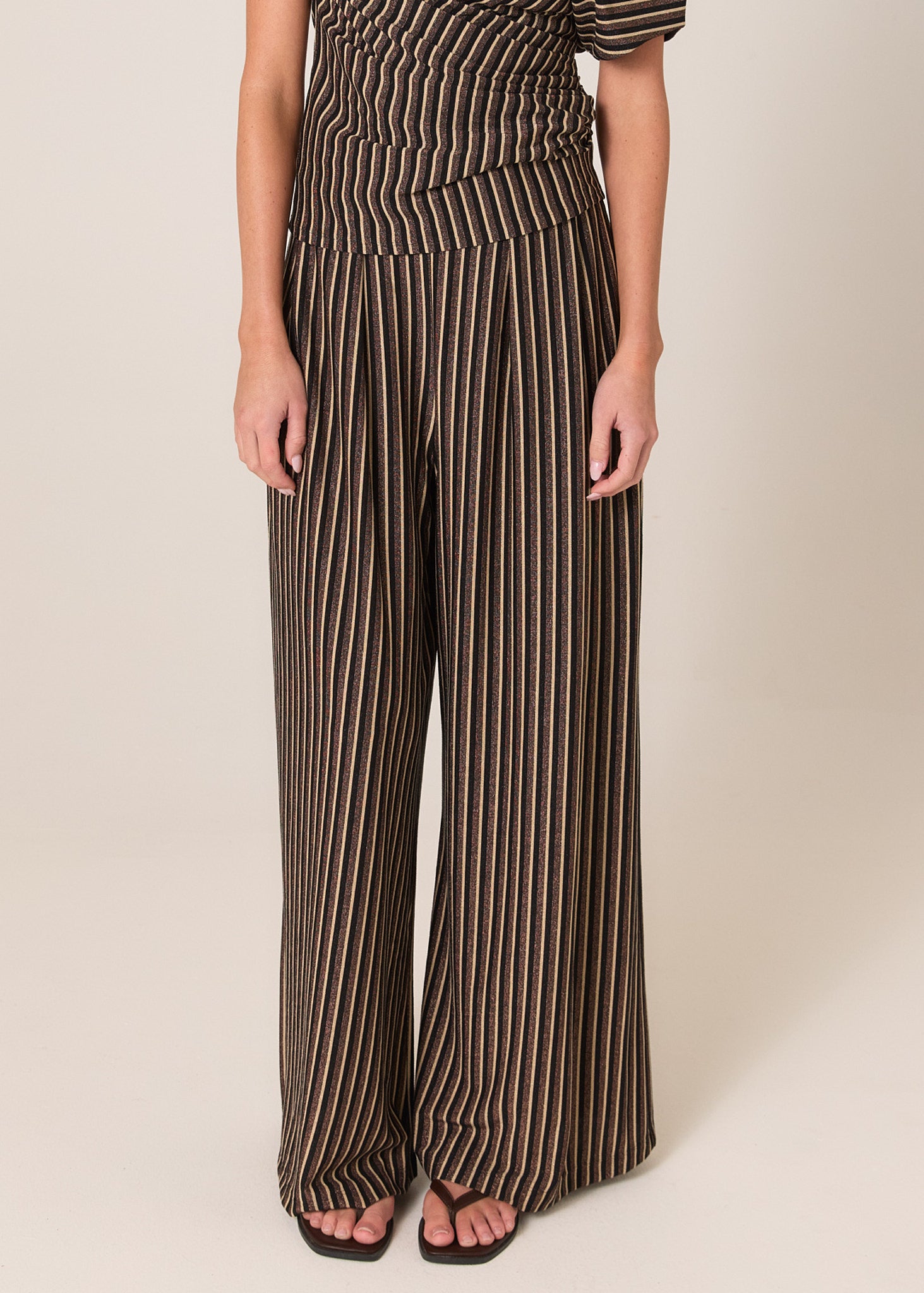 Everlyn Metallic Jersey Pant - Salt & Sand Clothing