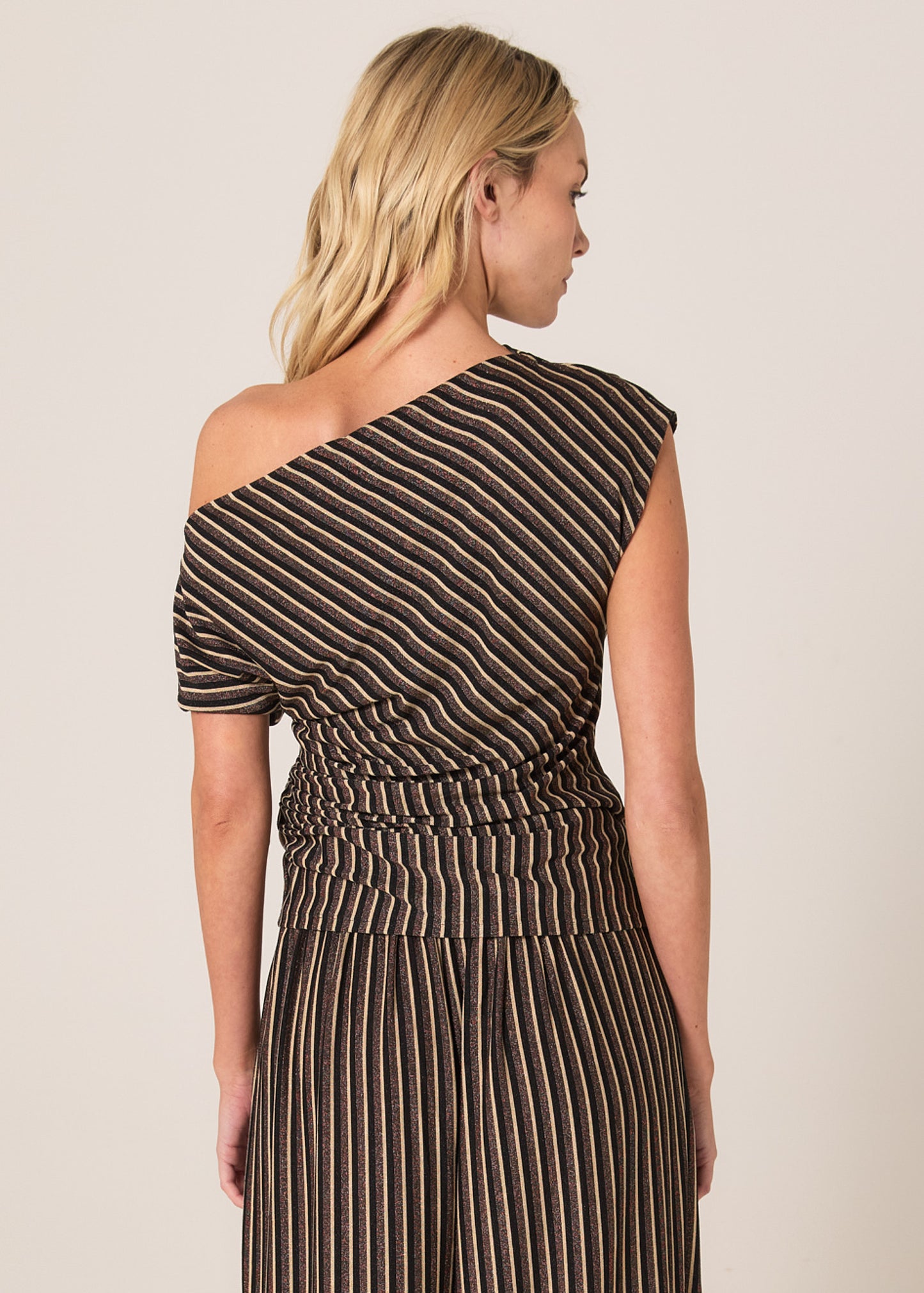 Everlyn Metallic Jersey Top - Salt & Sand Clothing