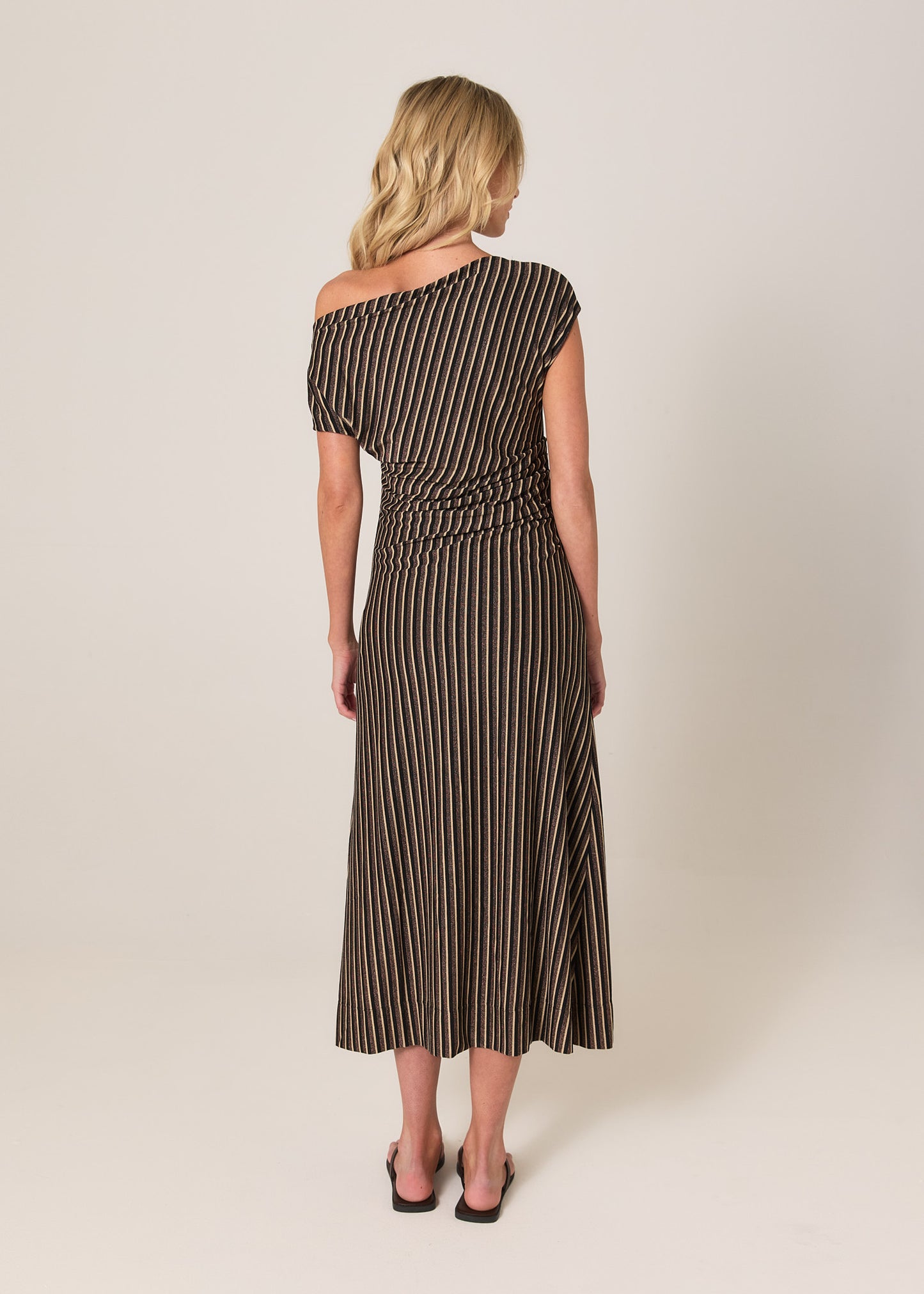 Everlyn Metallic Jersey Dress - Salt & Sand Clothing