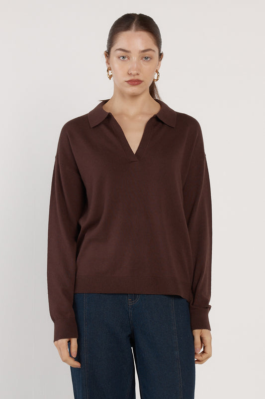 Solenne Polo Knit