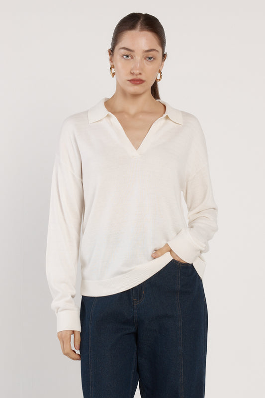 Solenne Polo Knit