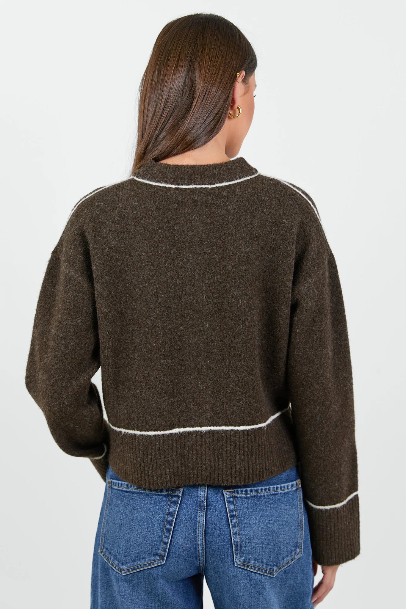 Habitual Crewneck Cardigan - Salt & Sand Clothing