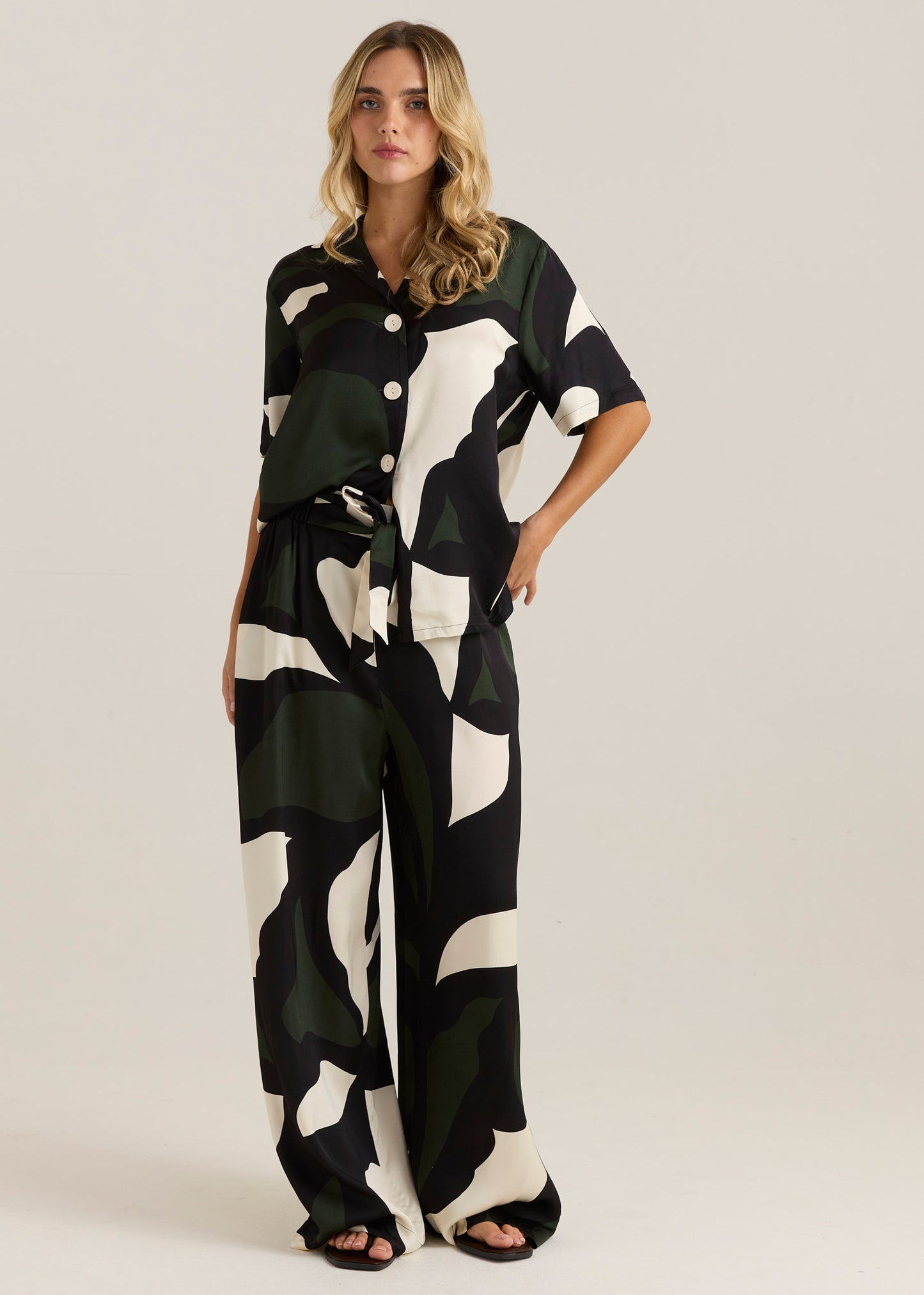 Tarni Satin Shirt - Salt & Sand Clothing