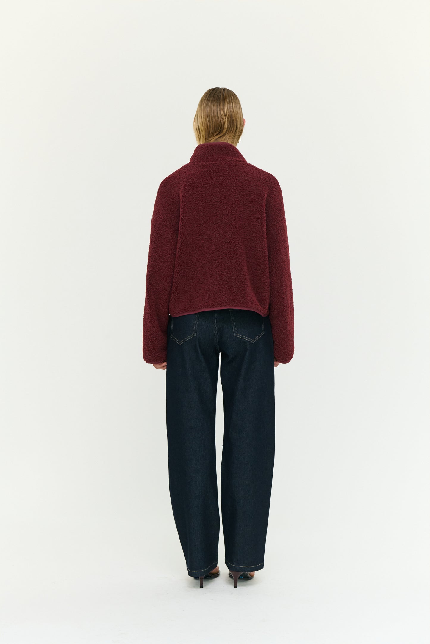 Katya Crop Sherpa Jacket - Salt & Sand Clothing