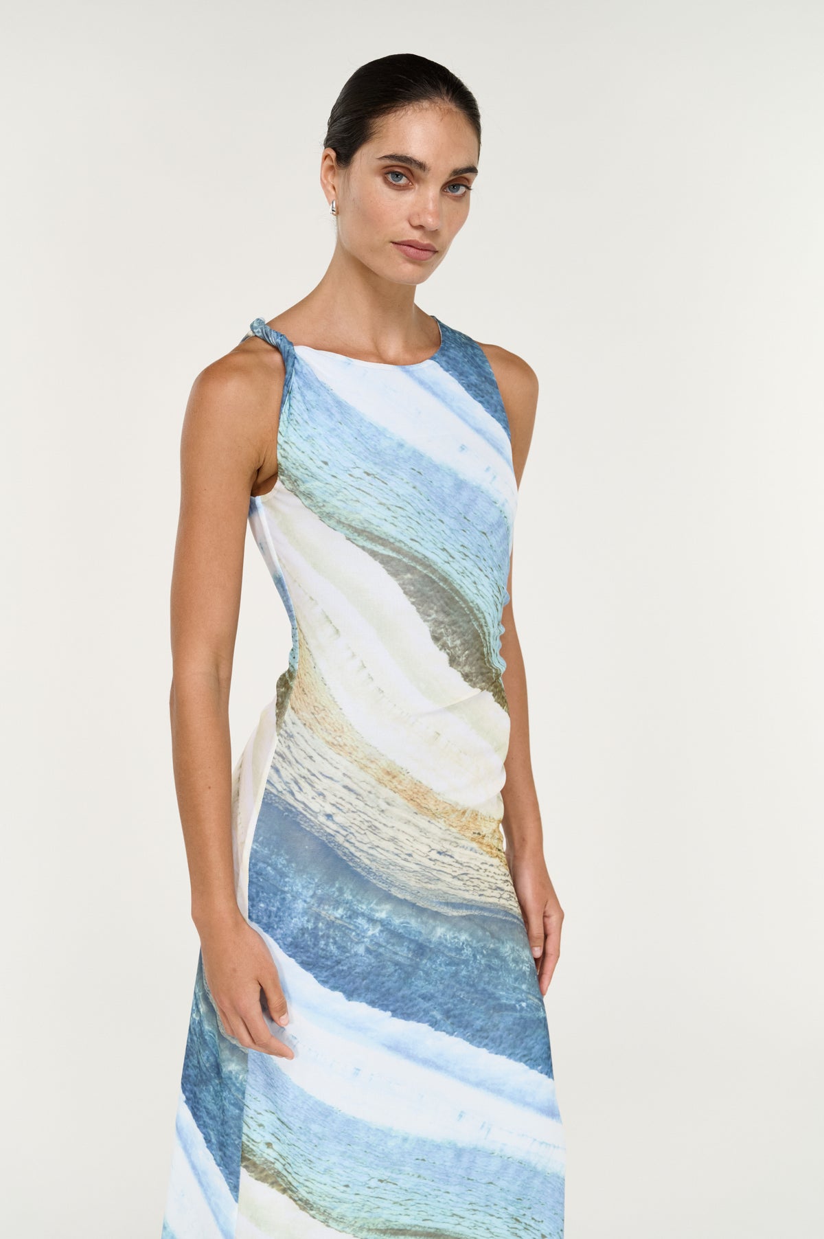 Zelie Mesh Midi Dress - Salt & Sand Clothing