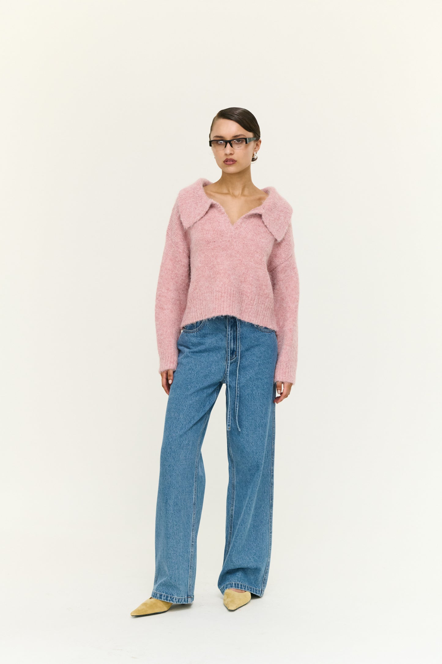Cleo Polo Jumper - Salt & Sand Clothing