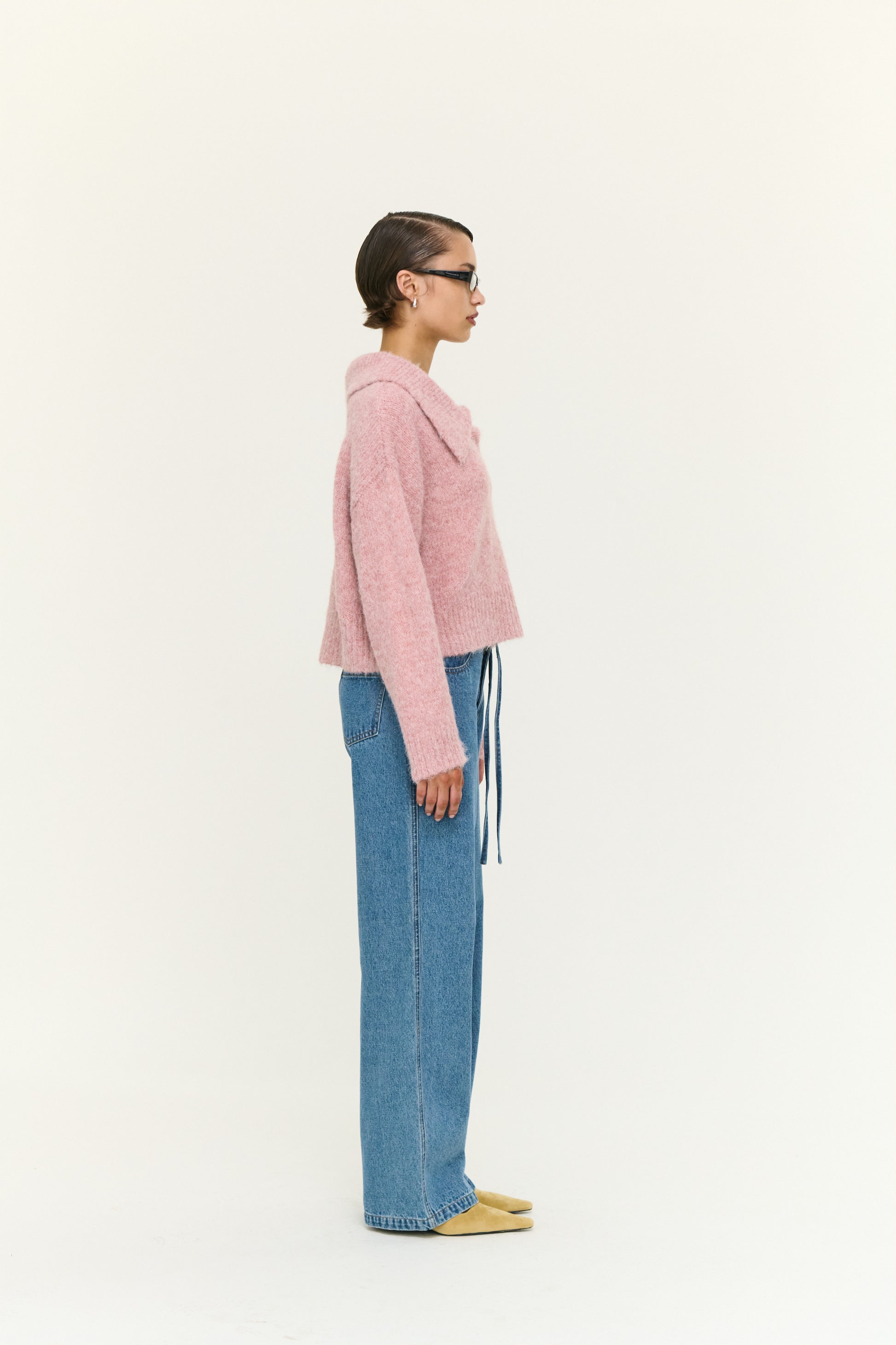Cleo Polo Jumper - Salt & Sand Clothing