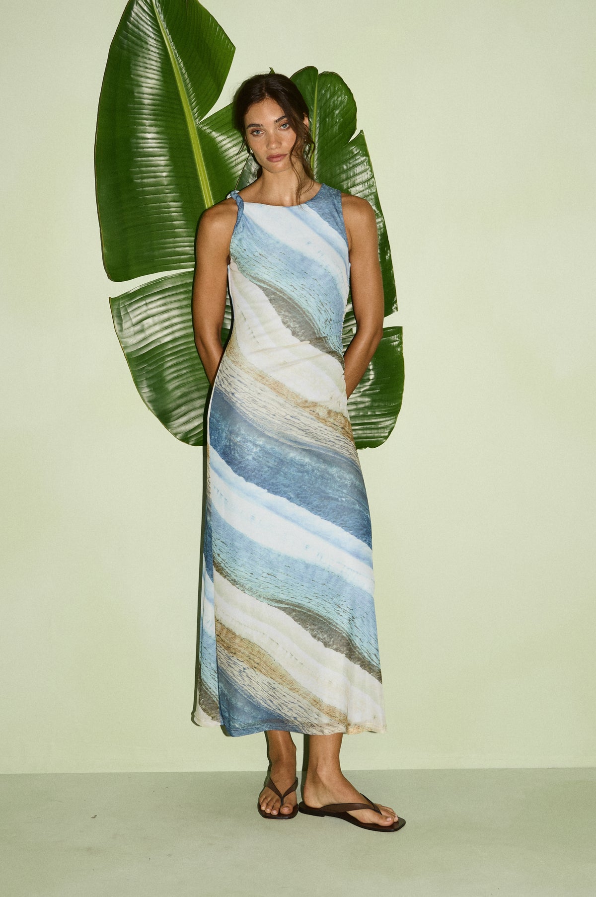 Zelie Mesh Midi Dress - Salt & Sand Clothing