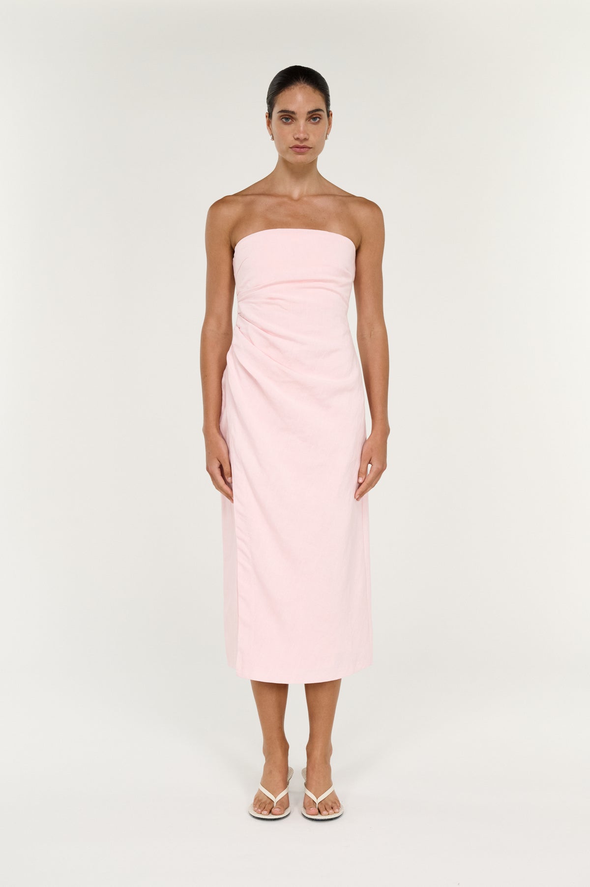 Avella Strapless Midi Dress - Salt & Sand Clothing