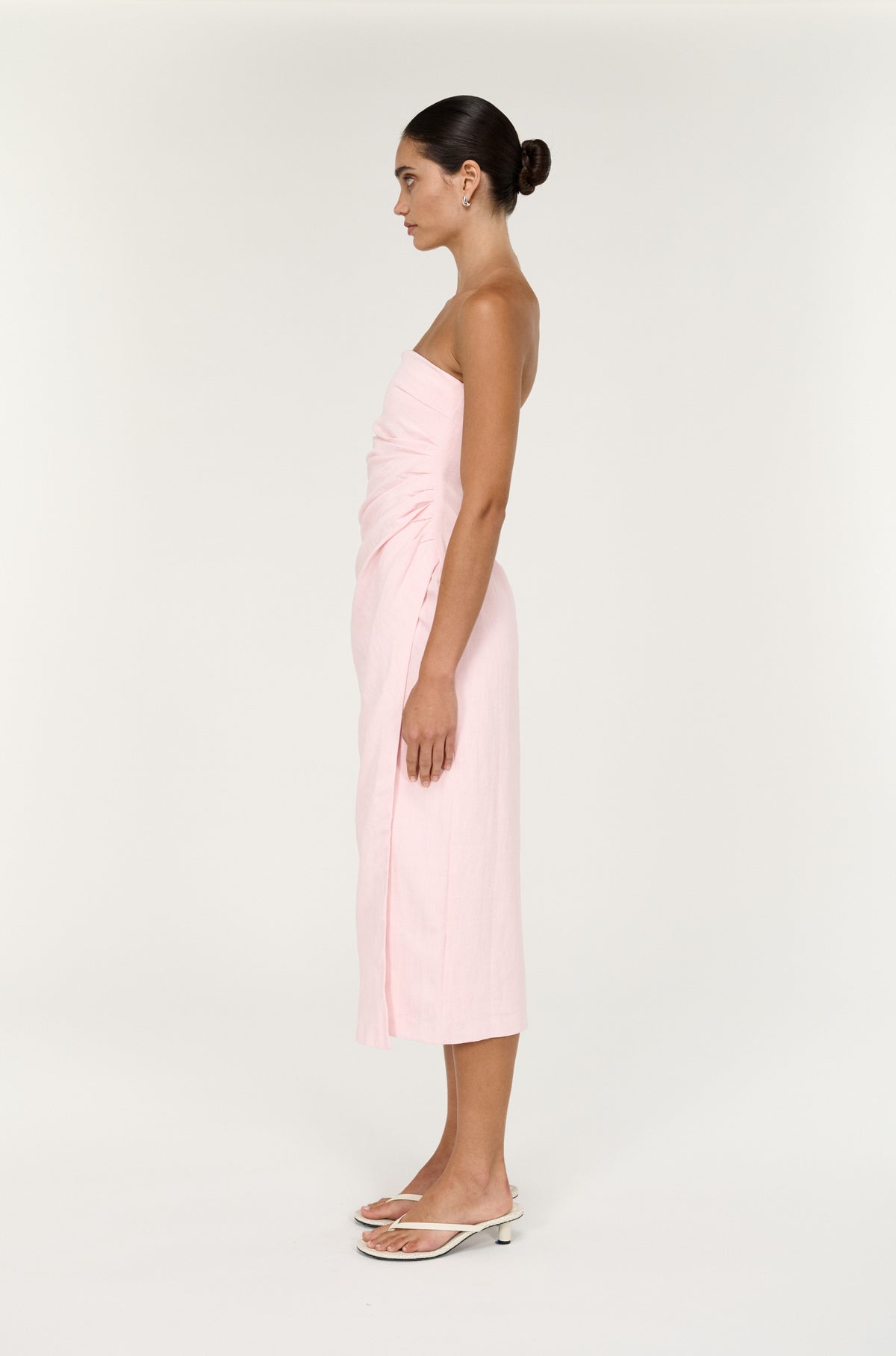 Avella Strapless Midi Dress - Salt & Sand Clothing