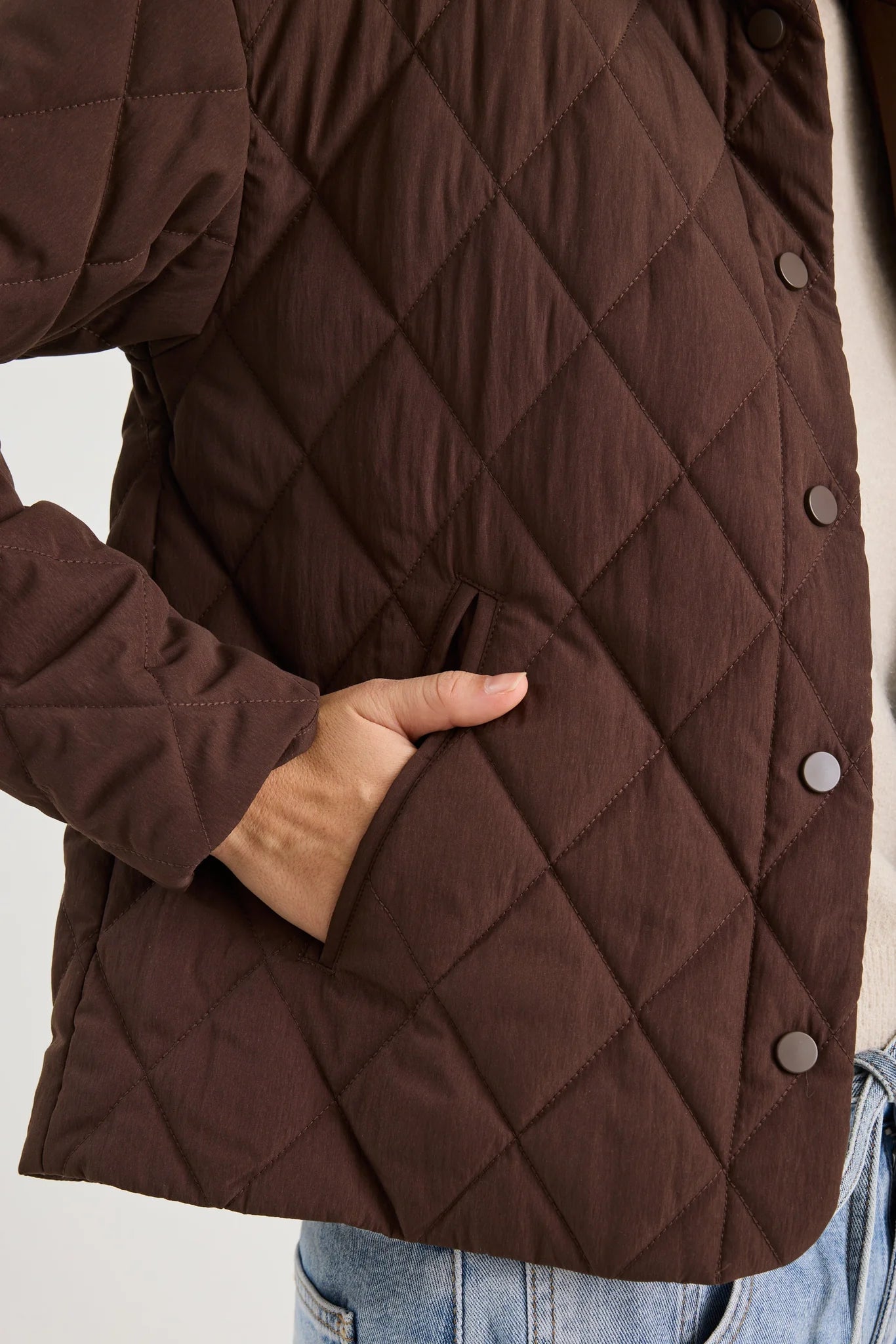 Absolute Collared Quilted Jacket - Salt & Sand Clothing