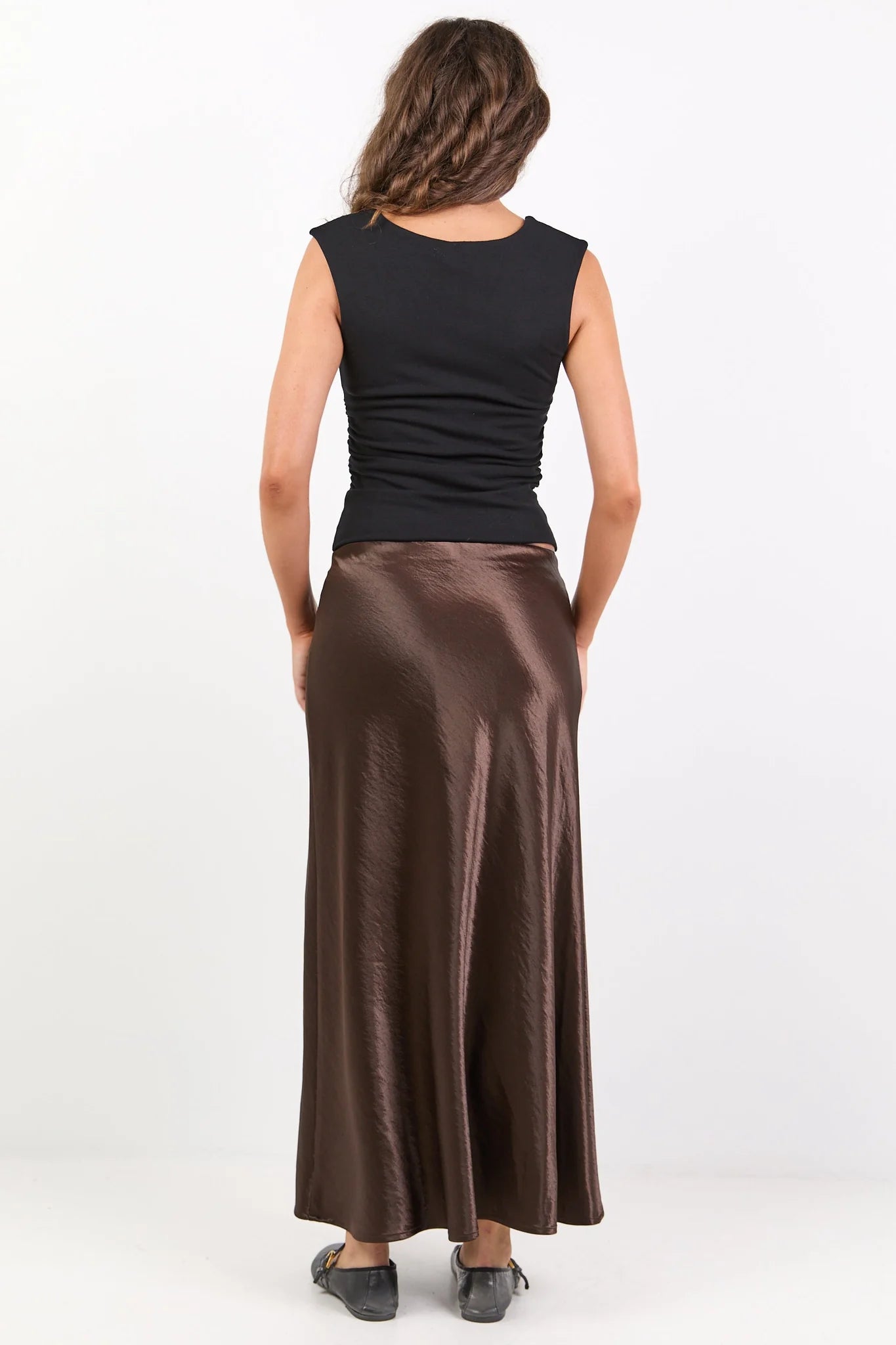 Prodigy Satin Bias Maxi Skirt - Salt & Sand Clothing