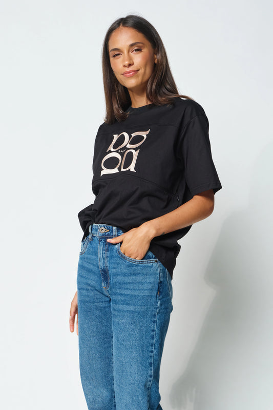 Accolade Embroidered Panel Tee - BF Friendly