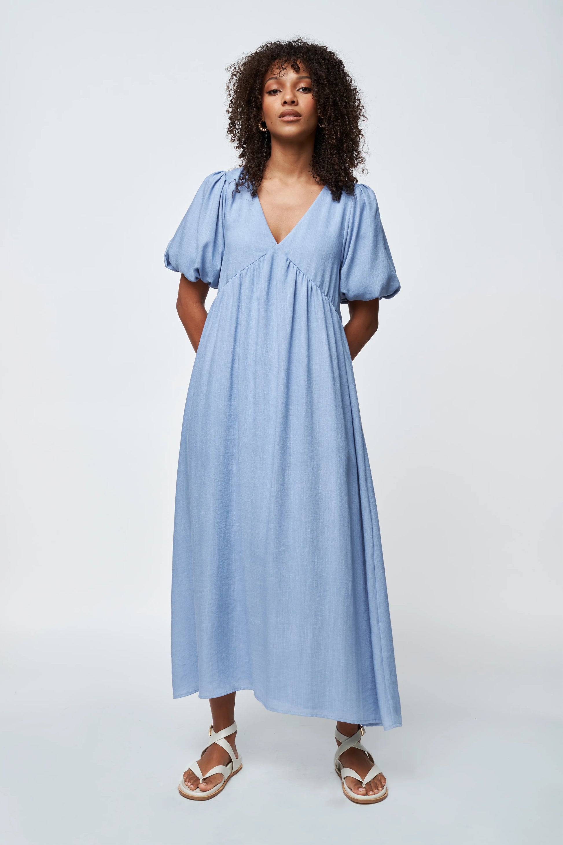 Babydoll midi dress online