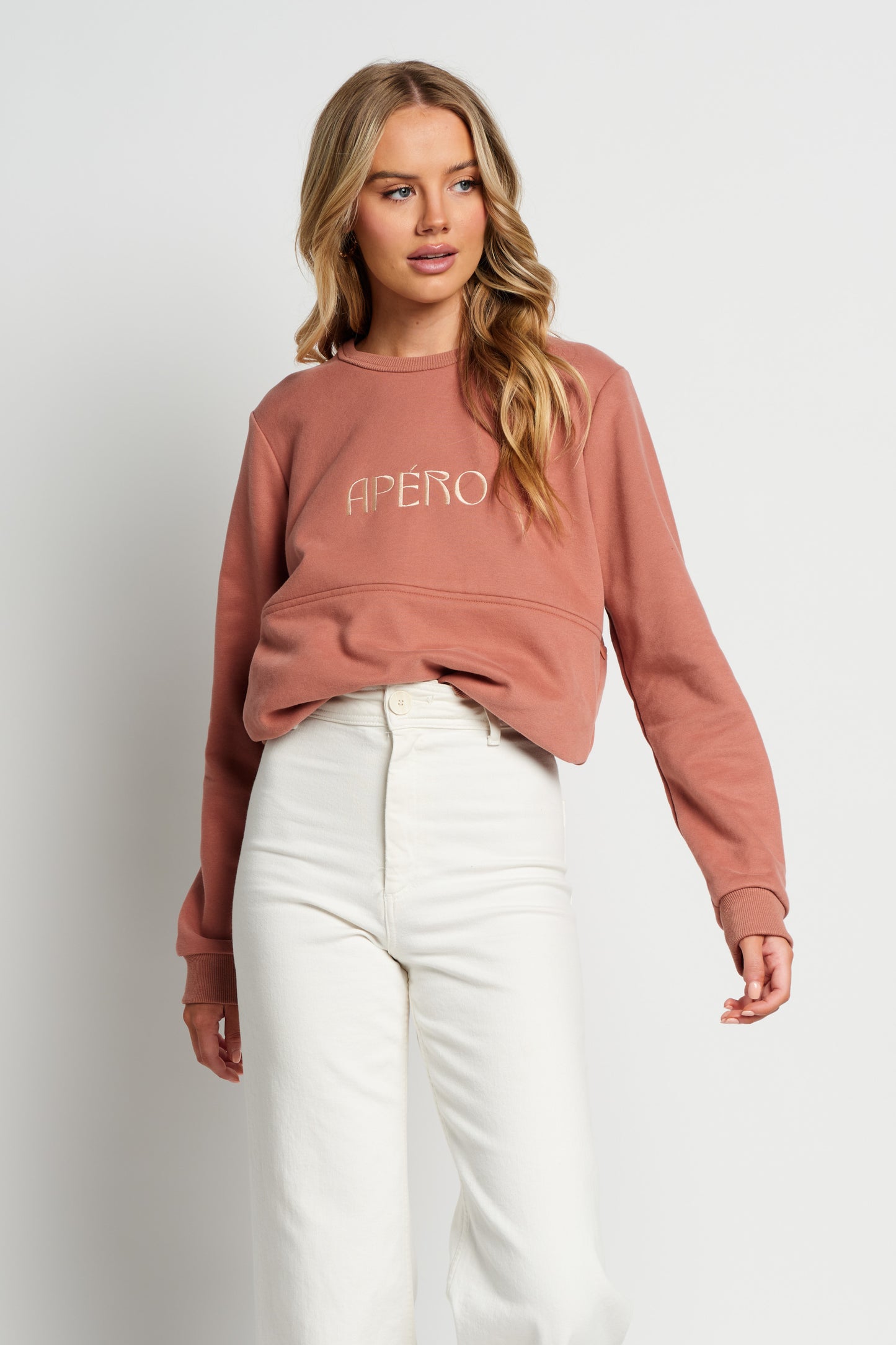 Panel Embroidered Jumper