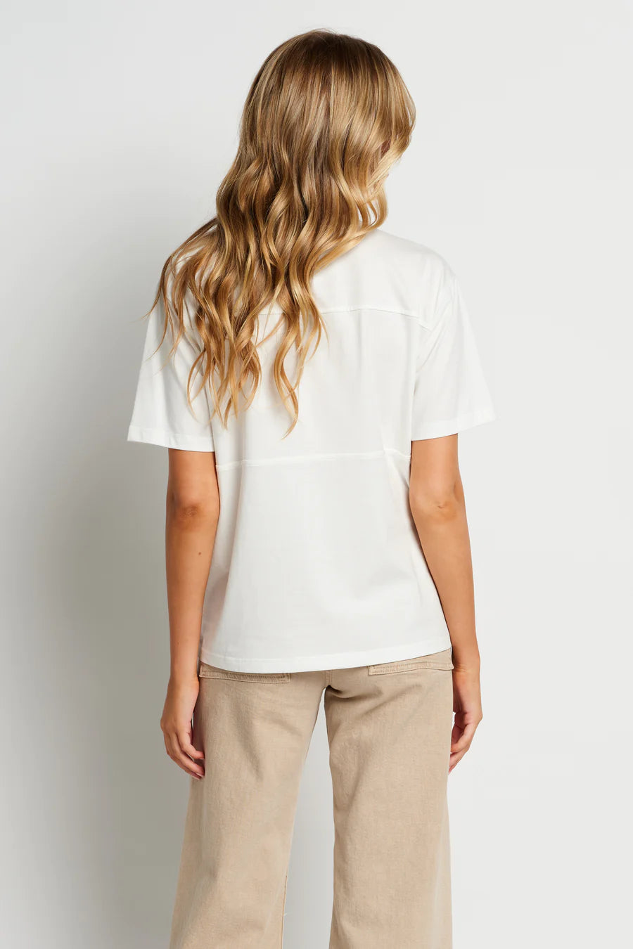 Essential Panel Embroidered Tee