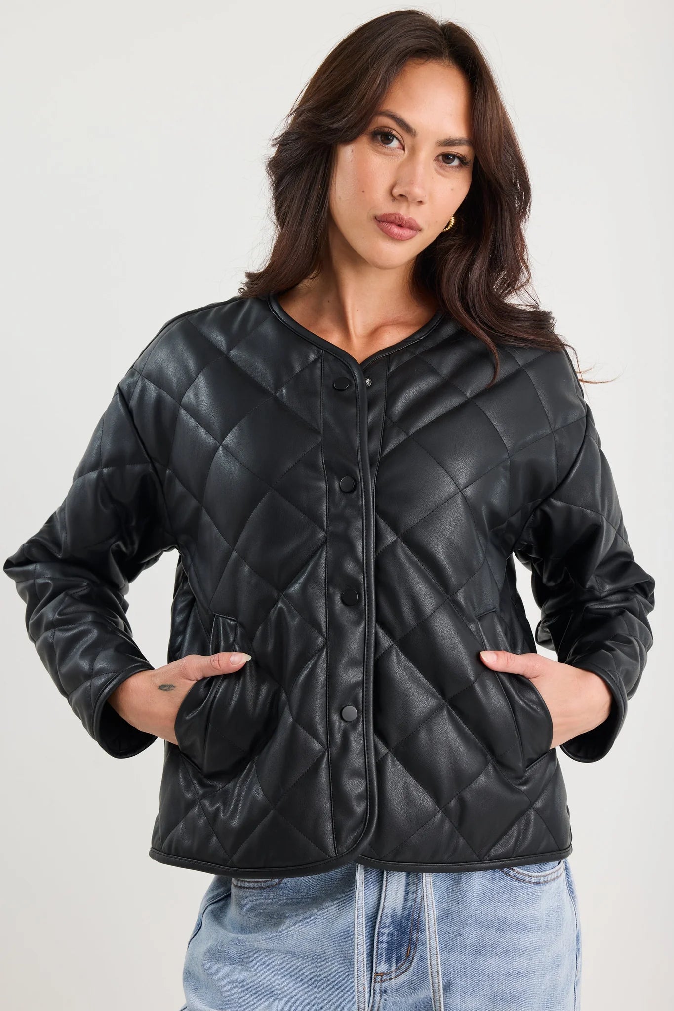 Apex Collarless Puffer Jacket - Salt & Sand Clothing