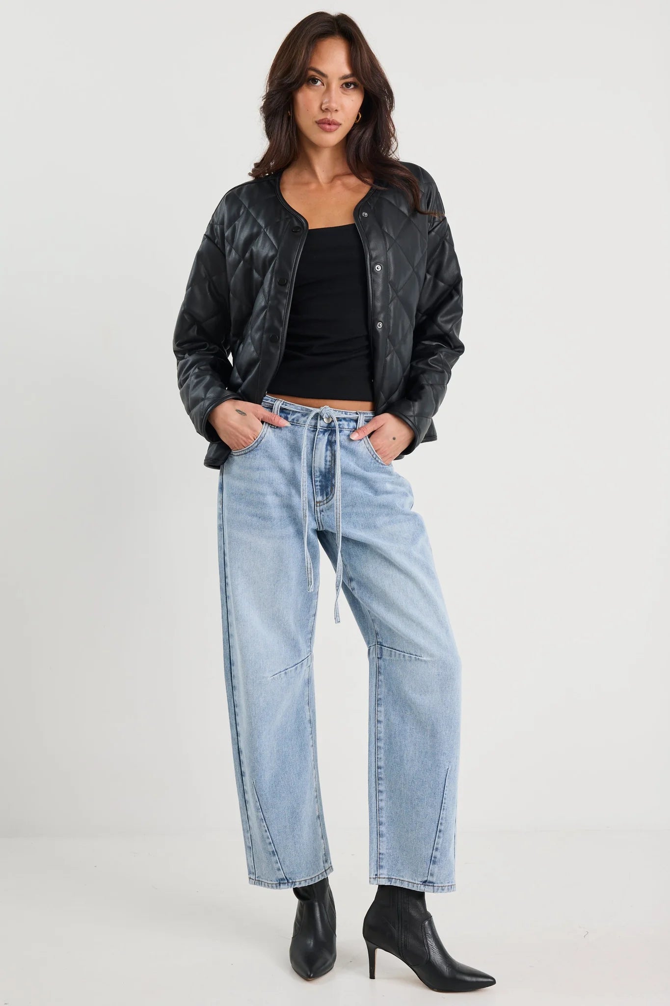 Apex Collarless Puffer Jacket - Salt & Sand Clothing