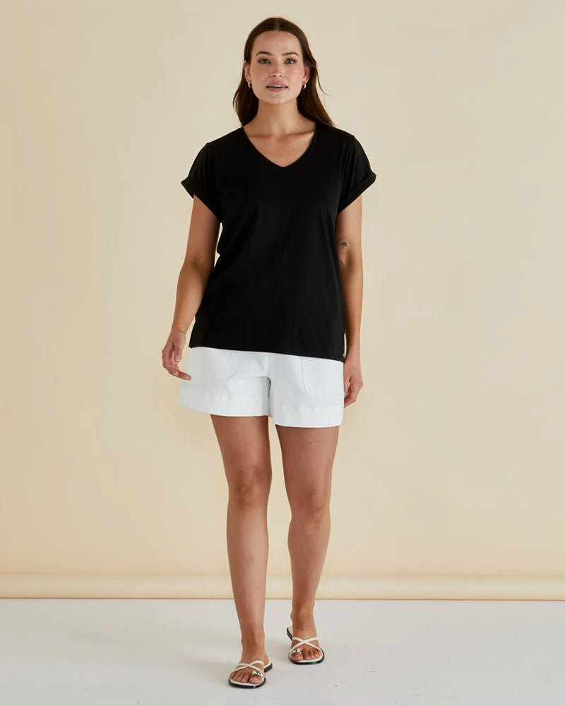 Ayla V-Neck Tee - Salt & Sand Clothing