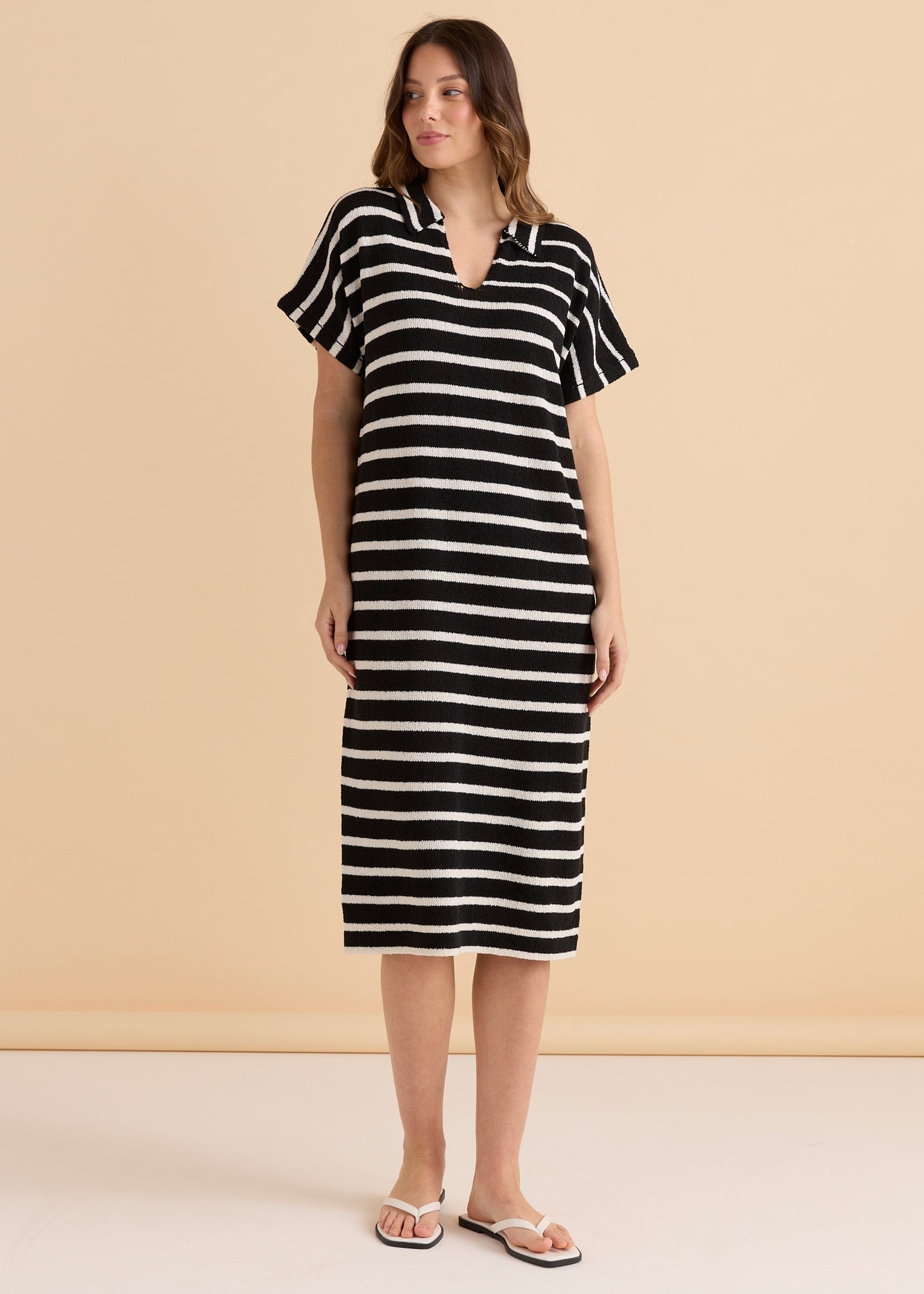 Bradford Knit Polo Dress - Salt & Sand Clothing