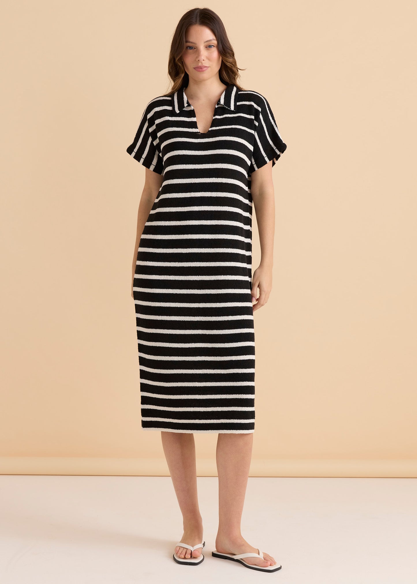 Bradford Knit Polo Dress - Salt & Sand Clothing