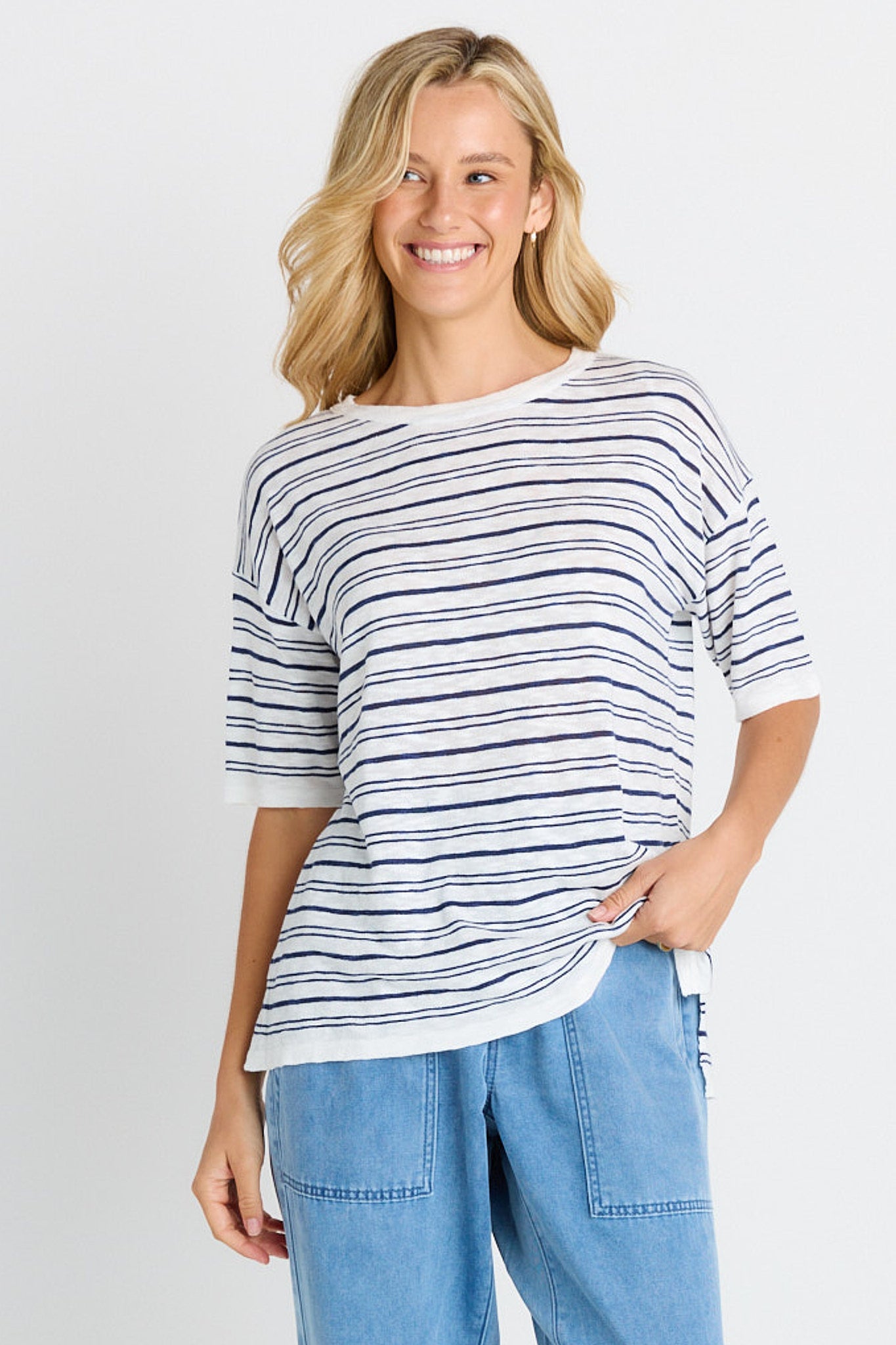 Eleni Knit Tee - Salt & Sand Clothing