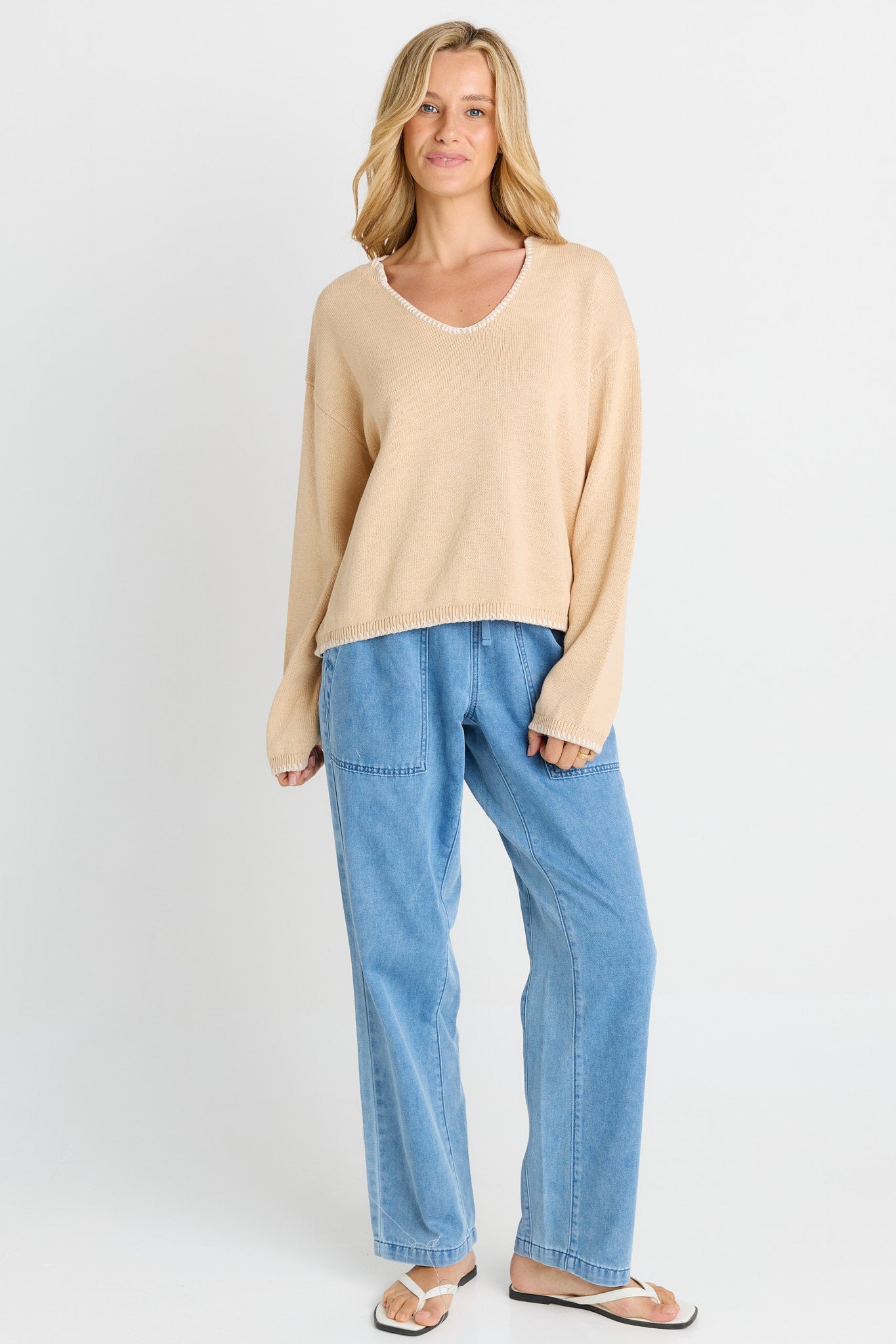 Ascot Stitch Sweater