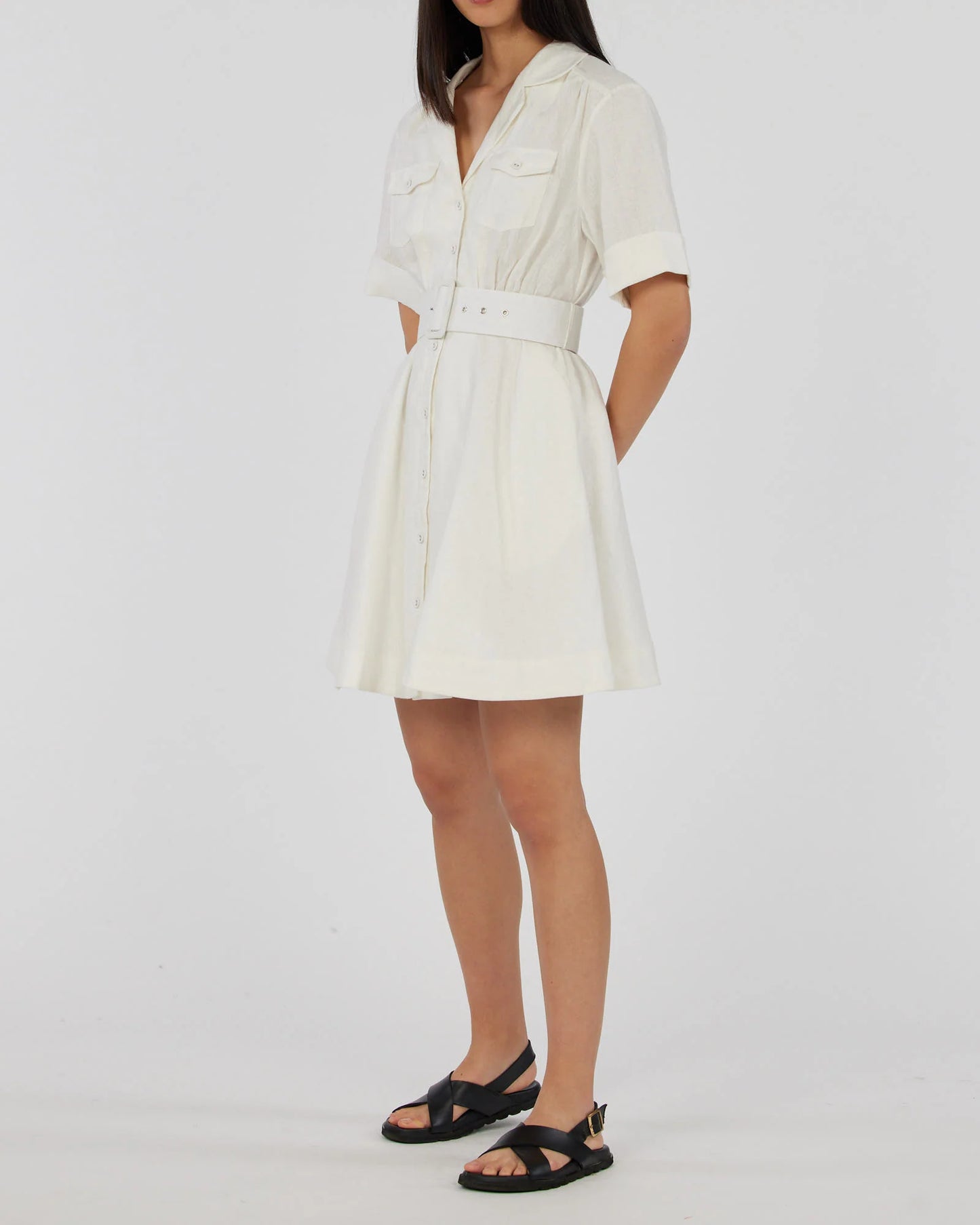 Cadence Linen Mini Dress