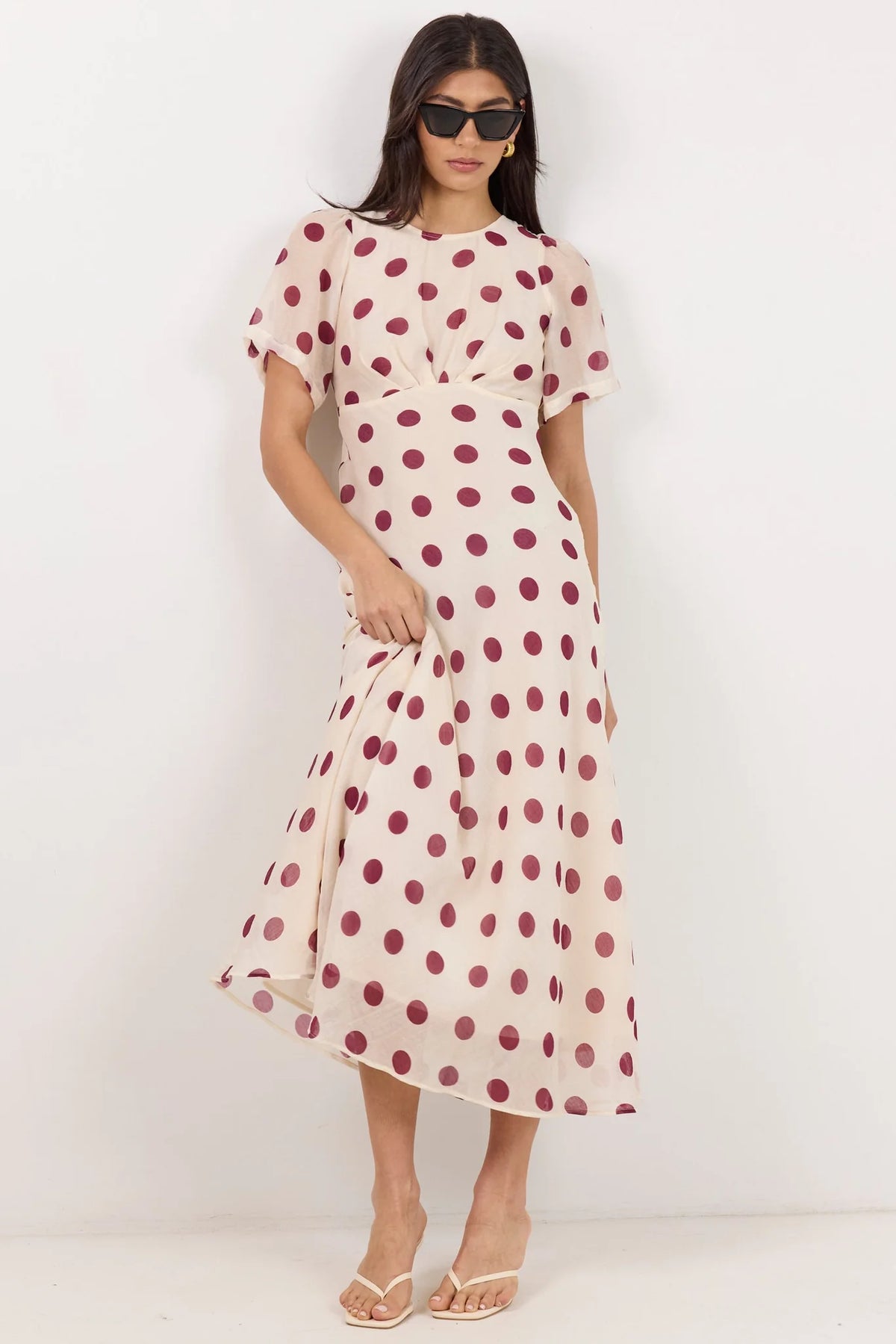 Centrestage Twist Front SS Maxi Dress - Salt & Sand Clothing