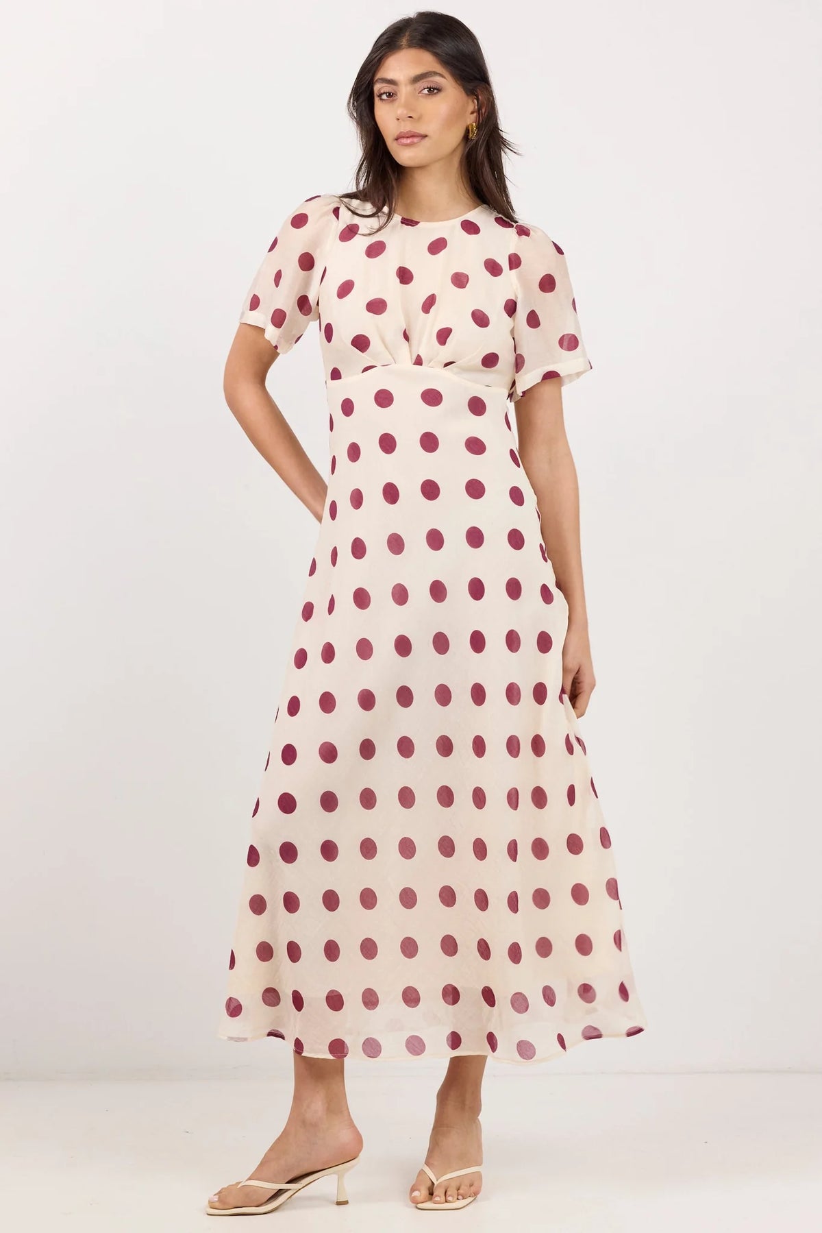 Centrestage Twist Front SS Maxi Dress - Salt & Sand Clothing