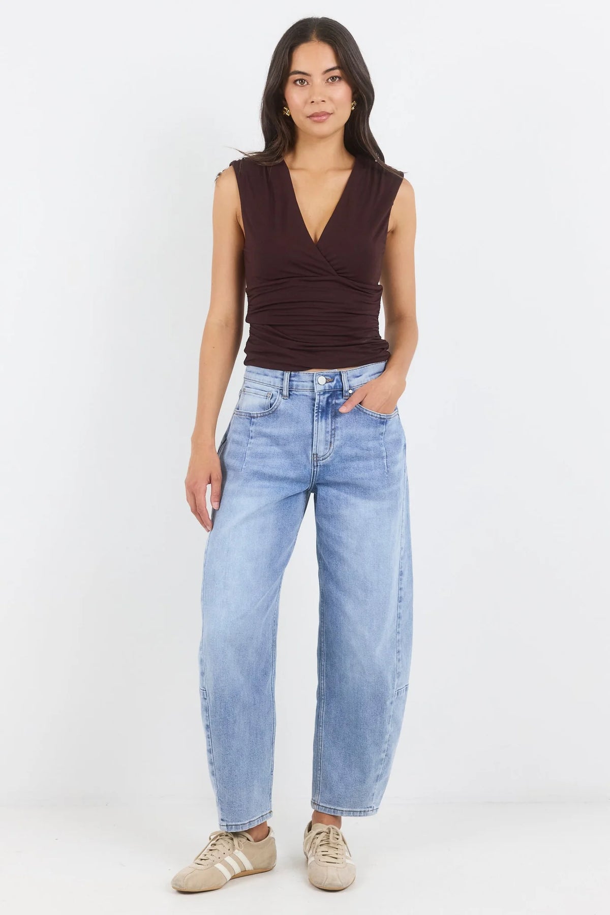 Graduate Stretch Barrel Jeans