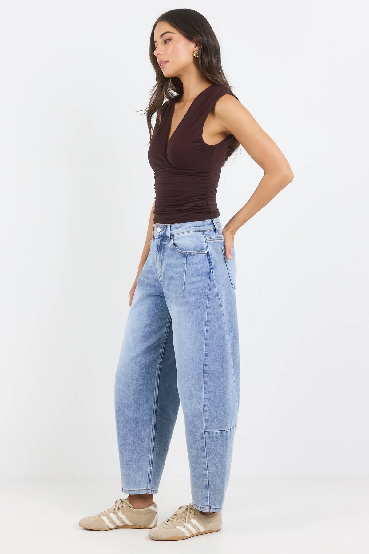 Graduate Stretch Barrel Jeans