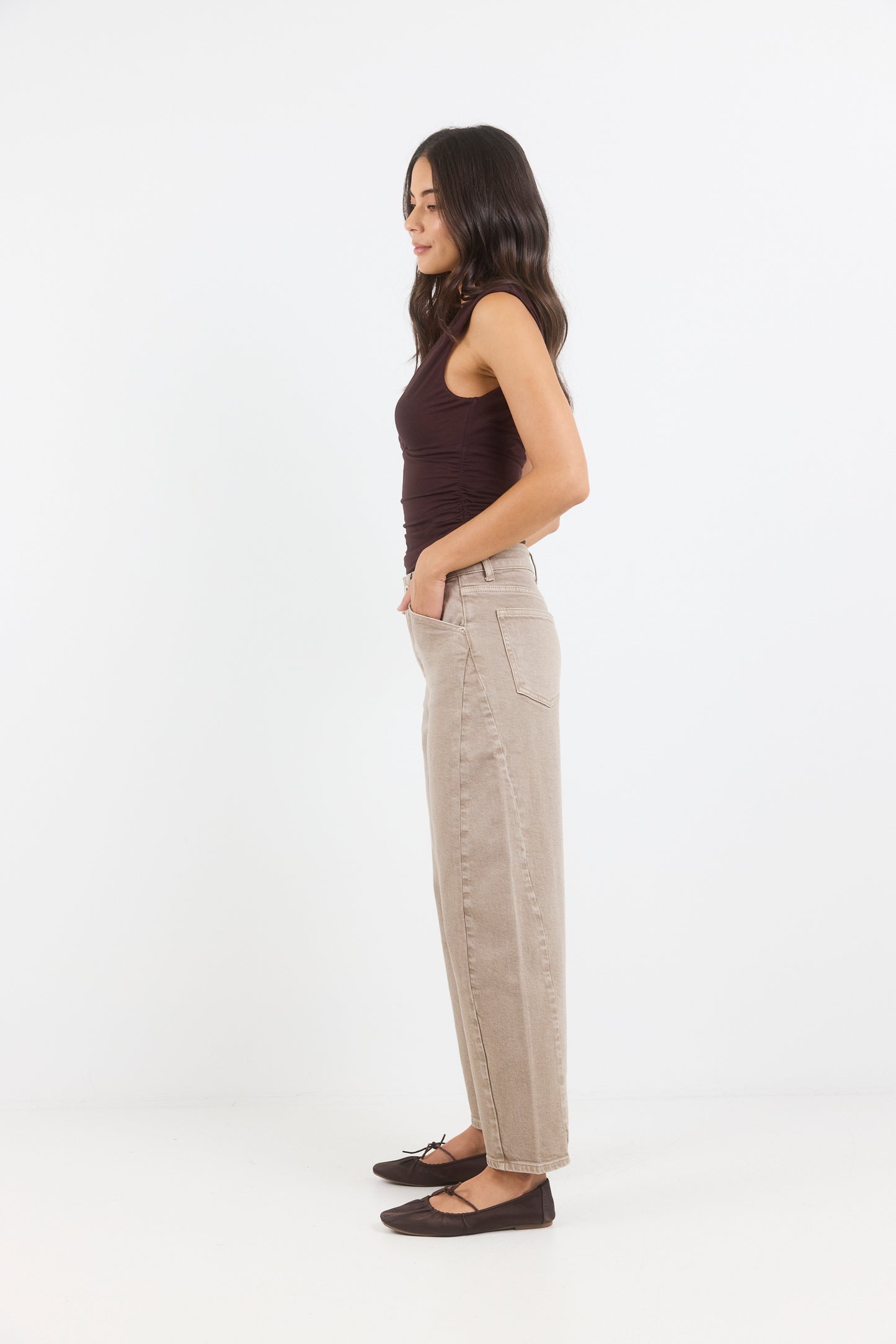 Idolise Stretch Soft Barrel Jeans