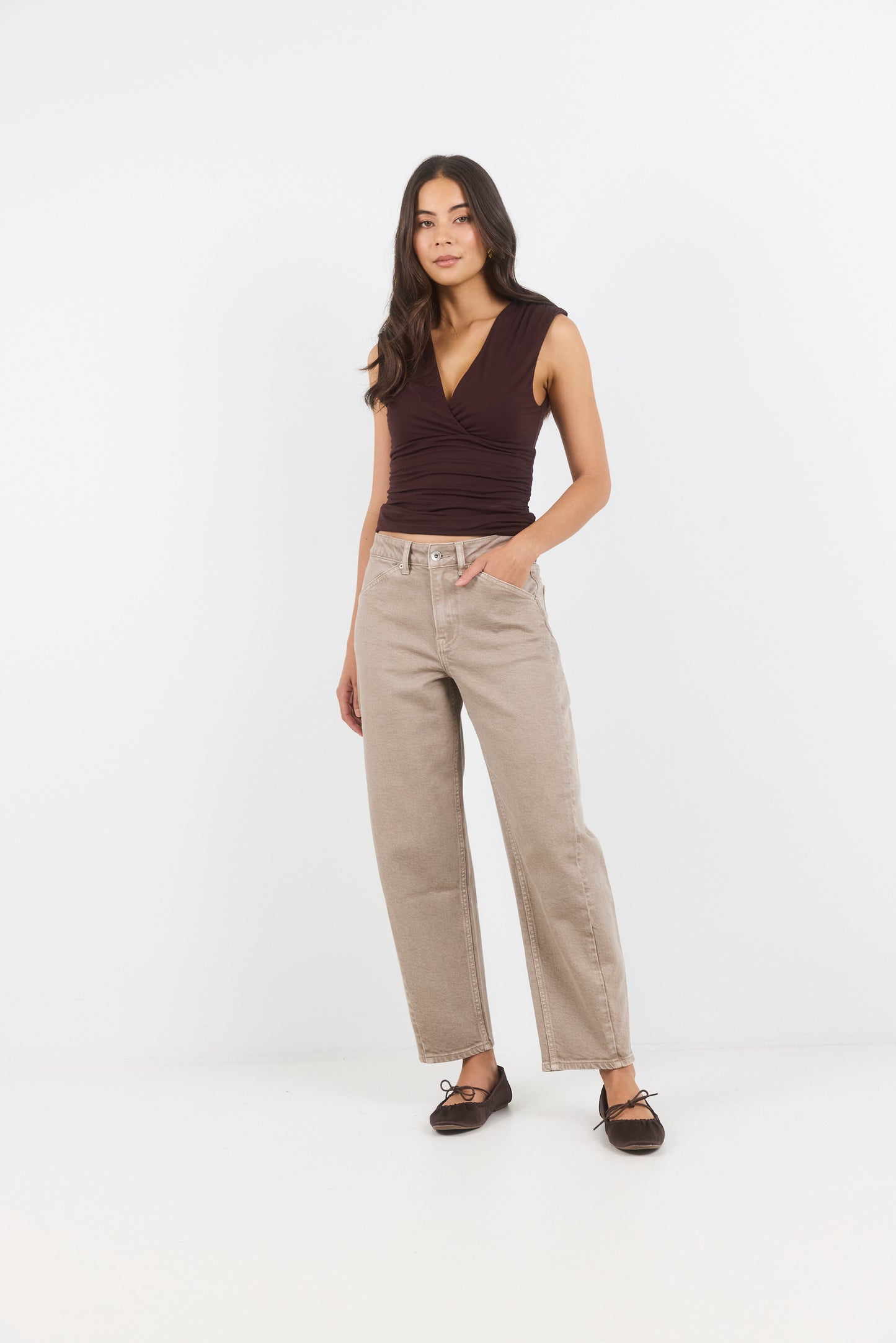 Idolise Stretch Soft Barrel Jeans