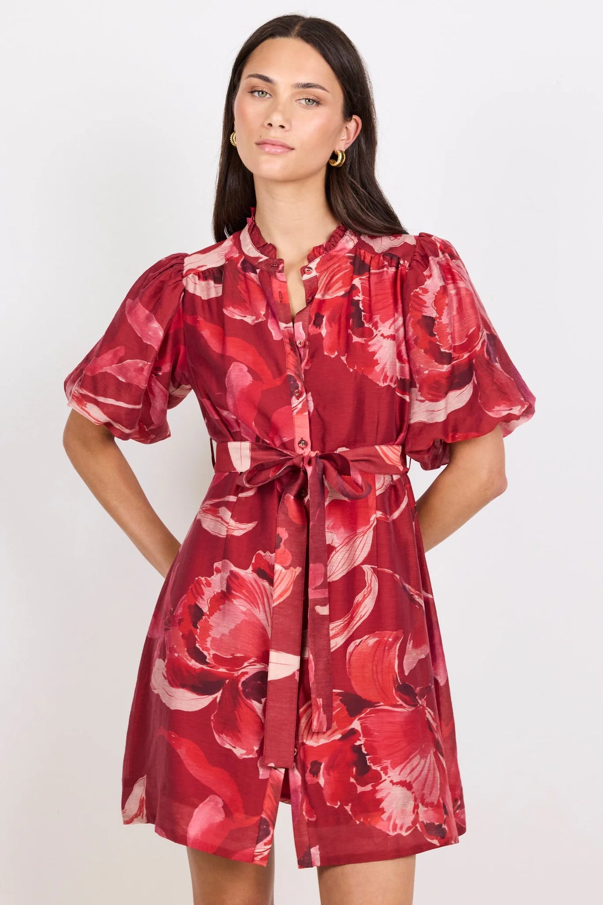 Delphi Belted Mini Dress - Salt & Sand Clothing