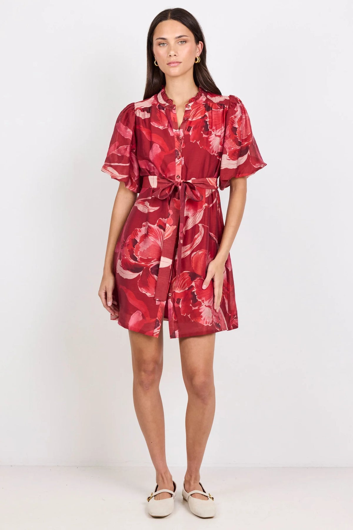 Delphi Belted Mini Dress - Salt & Sand Clothing