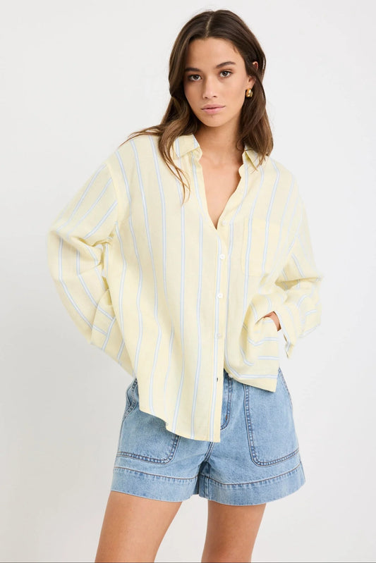 Exalted Linen Viscose Oversized Shirt