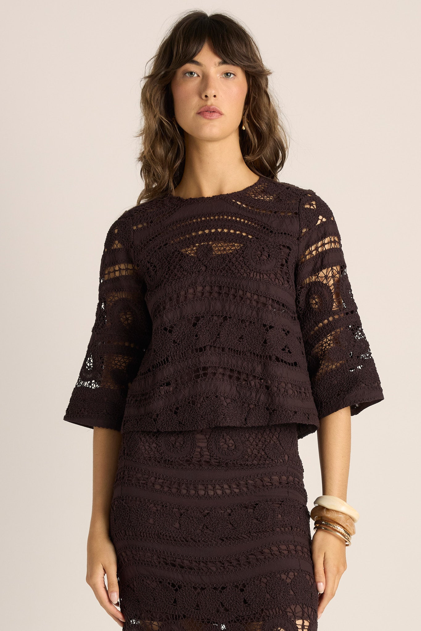 Gaia Lace Top