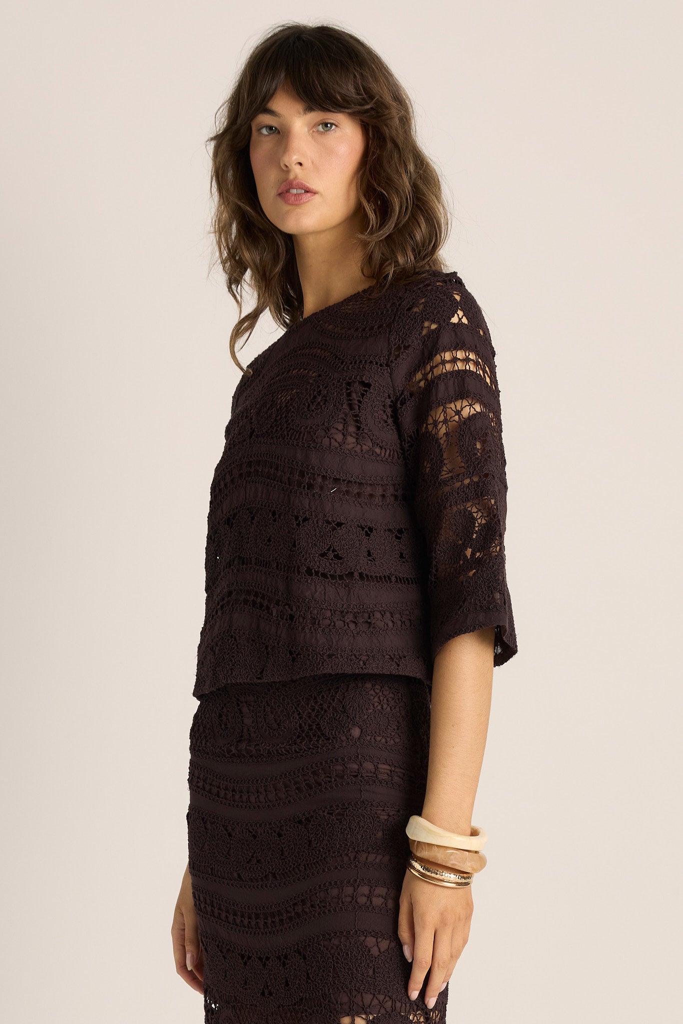 Gaia Lace Top