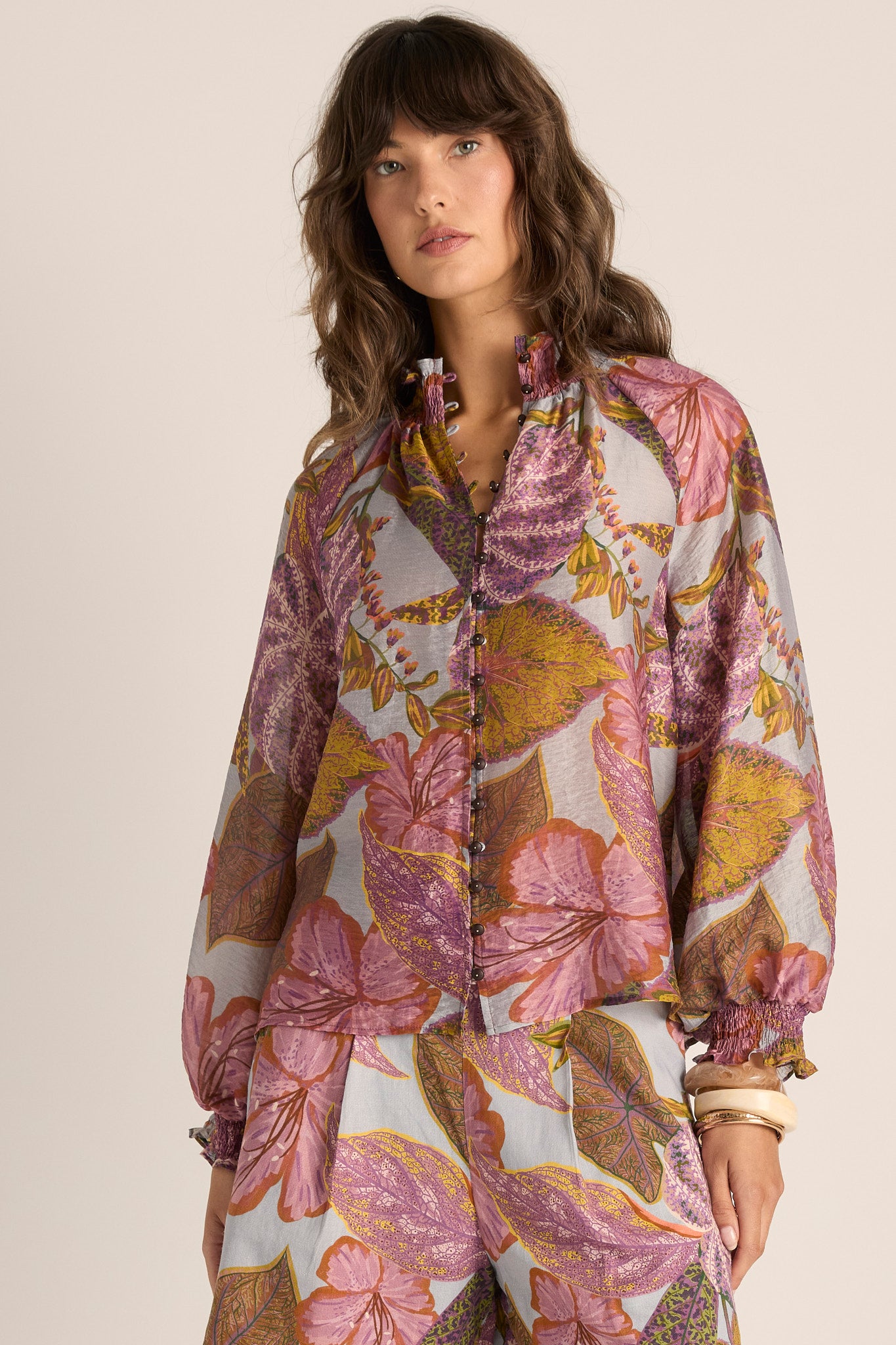 Daria Shirred Blouse