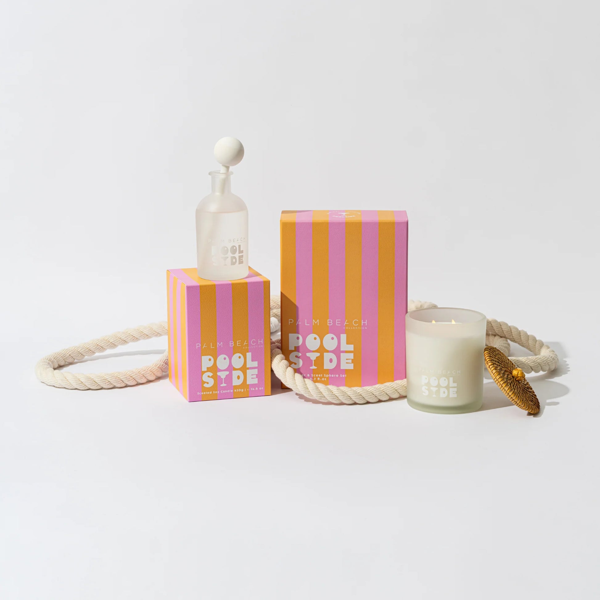 Pool Side Reed Diffuser & Scent Sphere 200ml - Salt & Sand Clothing