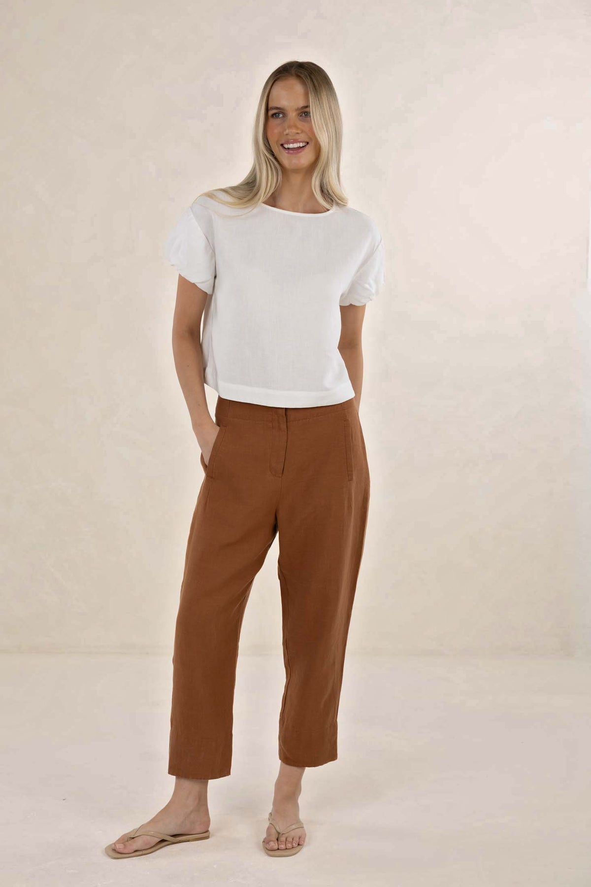 Huxe Linen Pant - Salt & Sand Clothing