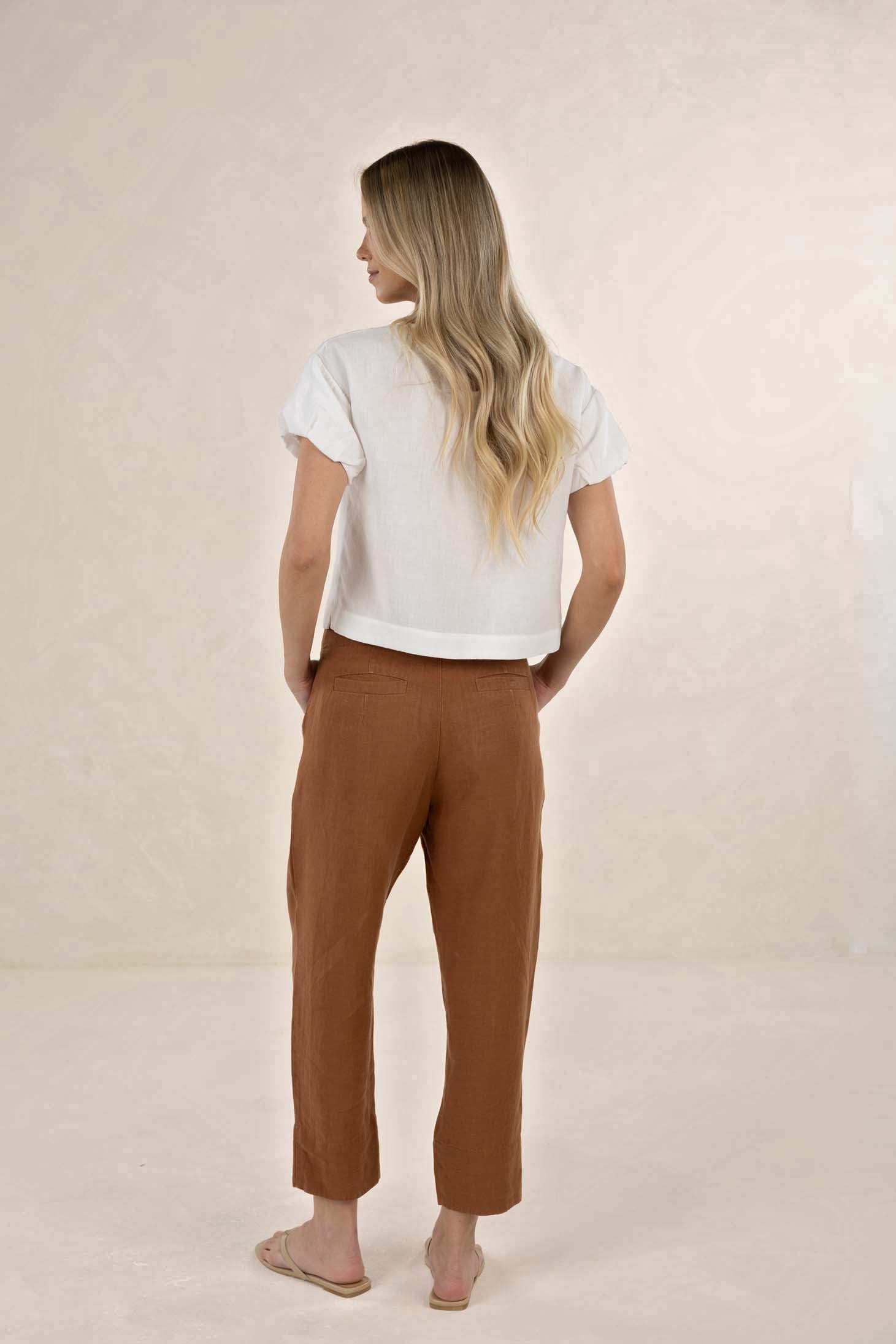Huxe Linen Pant - Salt & Sand Clothing